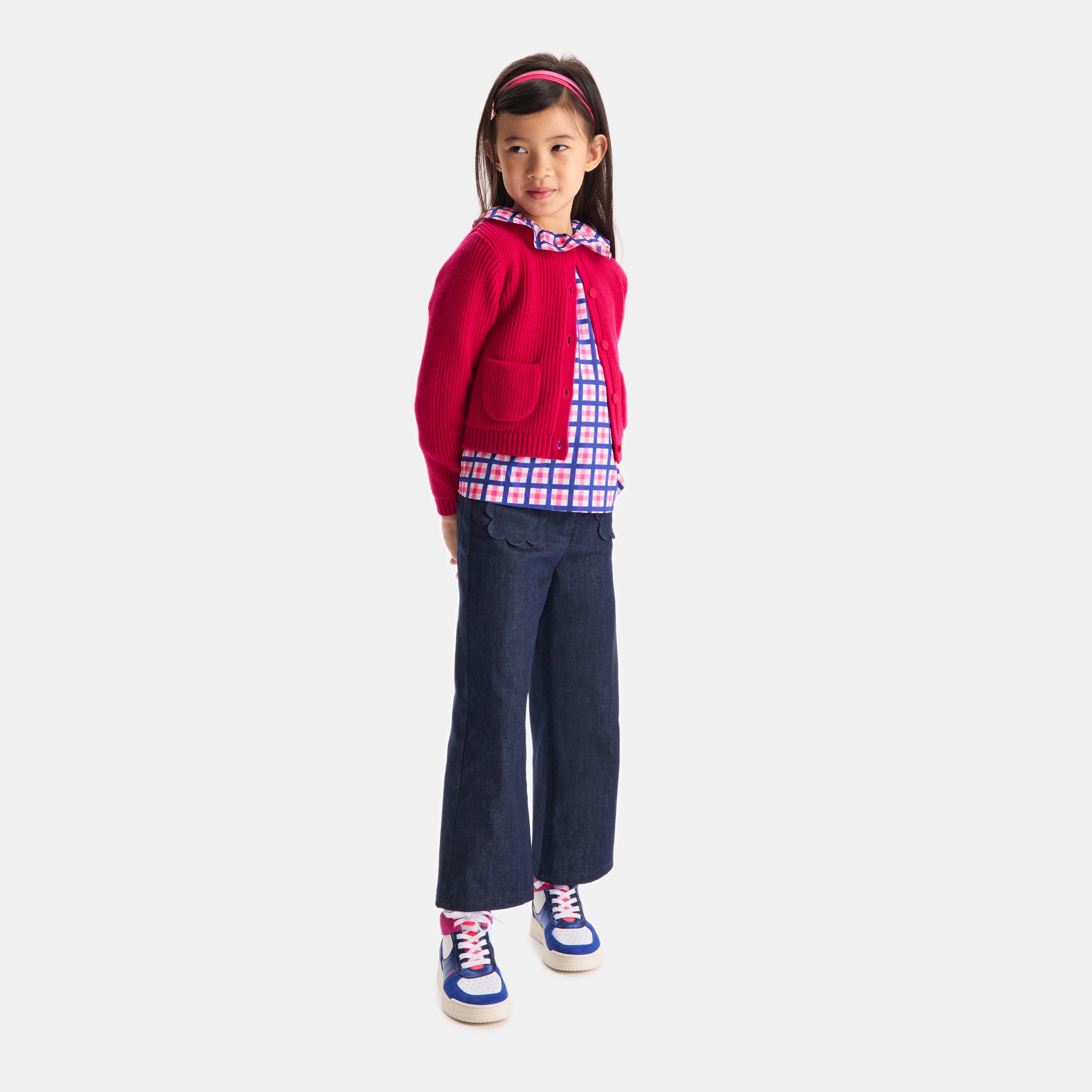 Girl wide-leg jeans