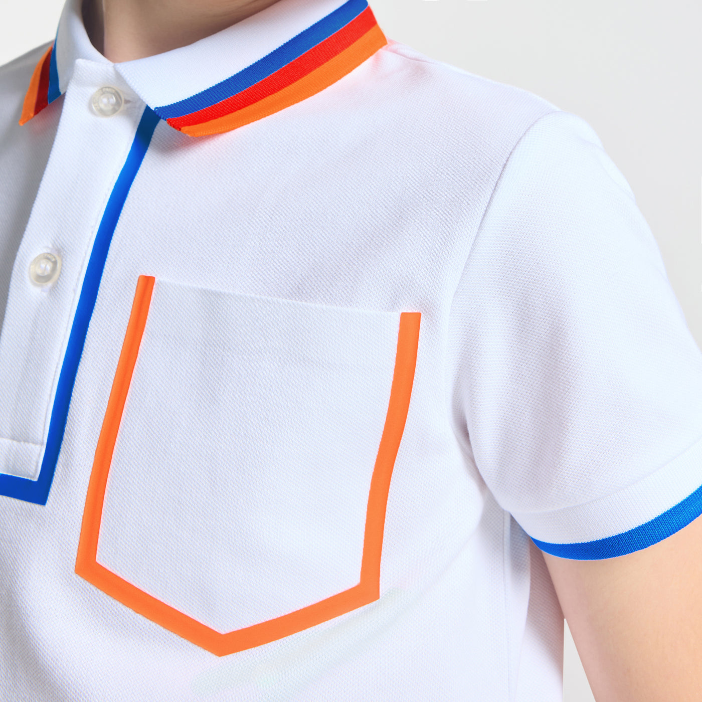 Boy polo shirt in cotton piqué