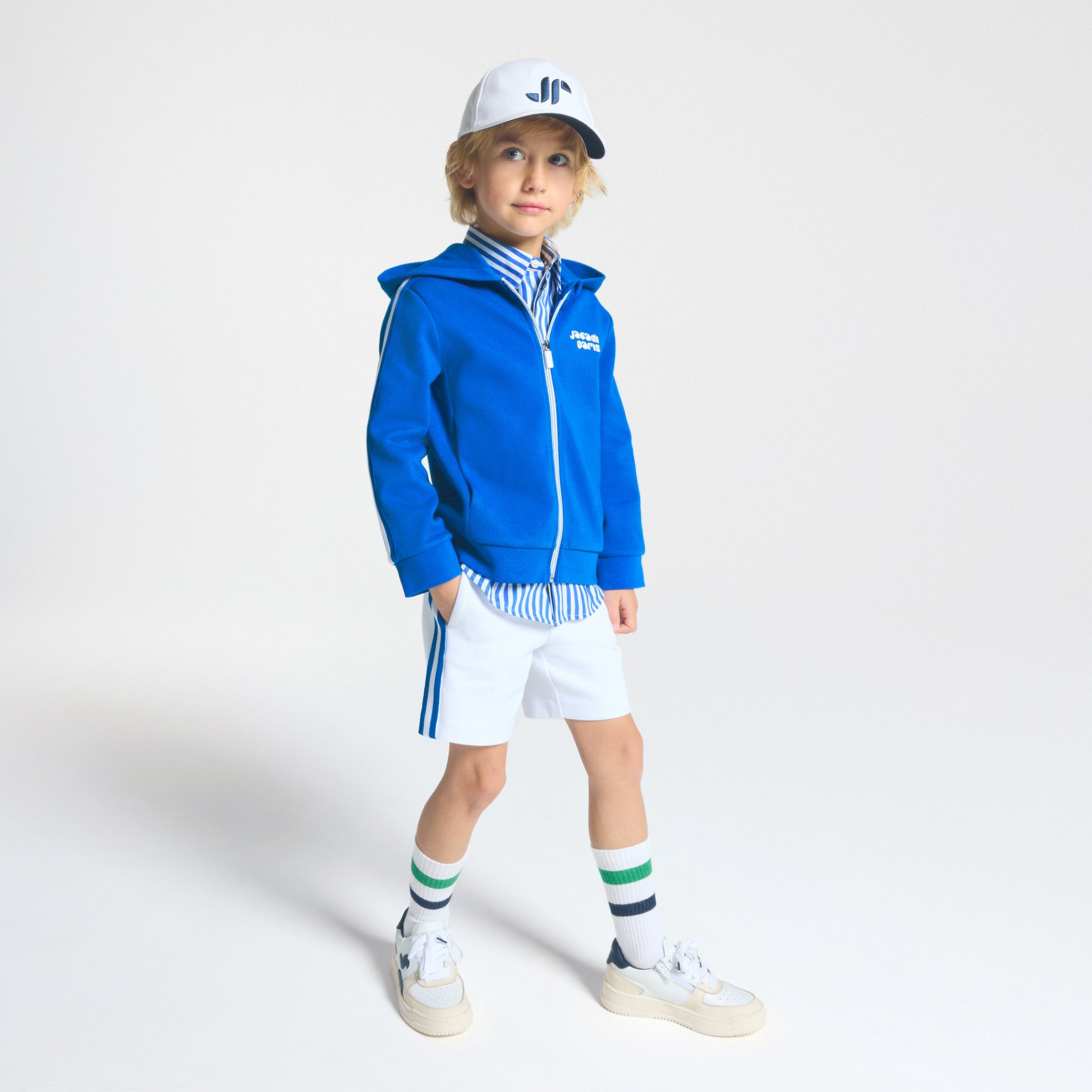 Boy cotton piqué shorts