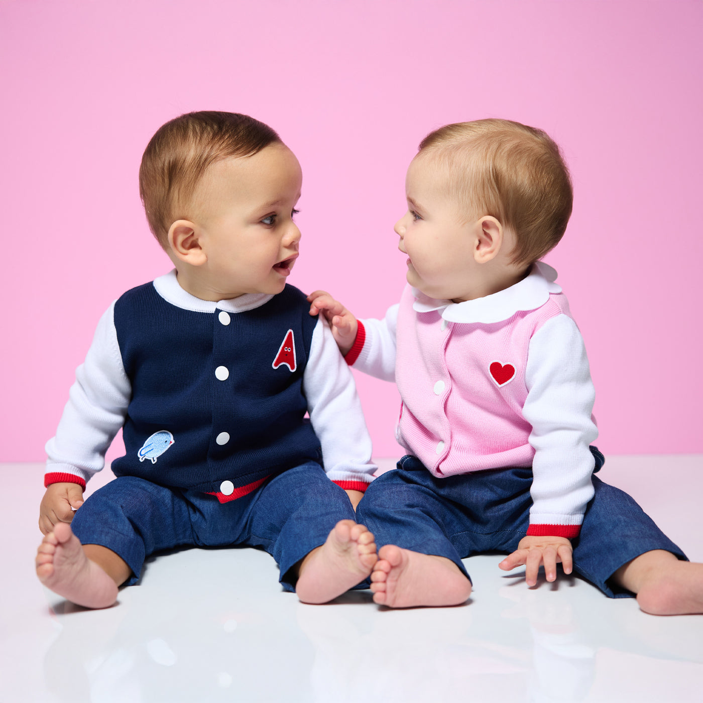 Baby girl Varsity cardigan
