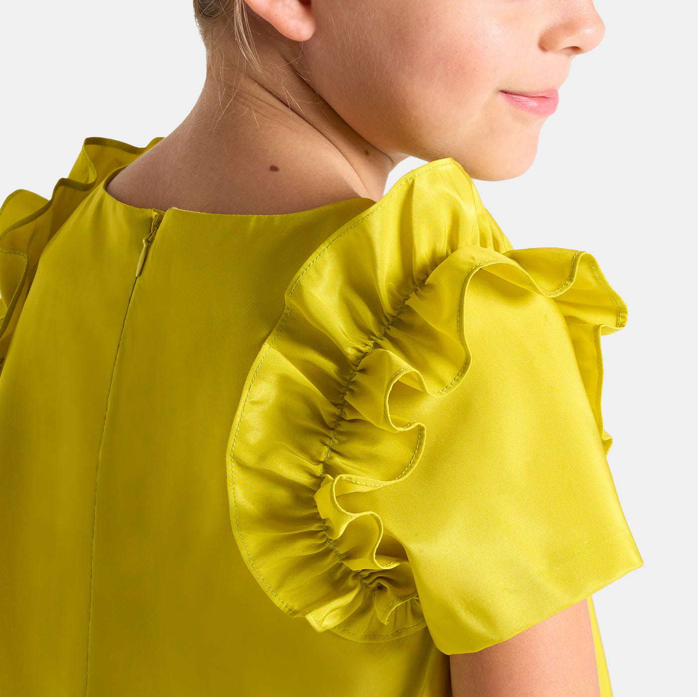 Girl taffeta top