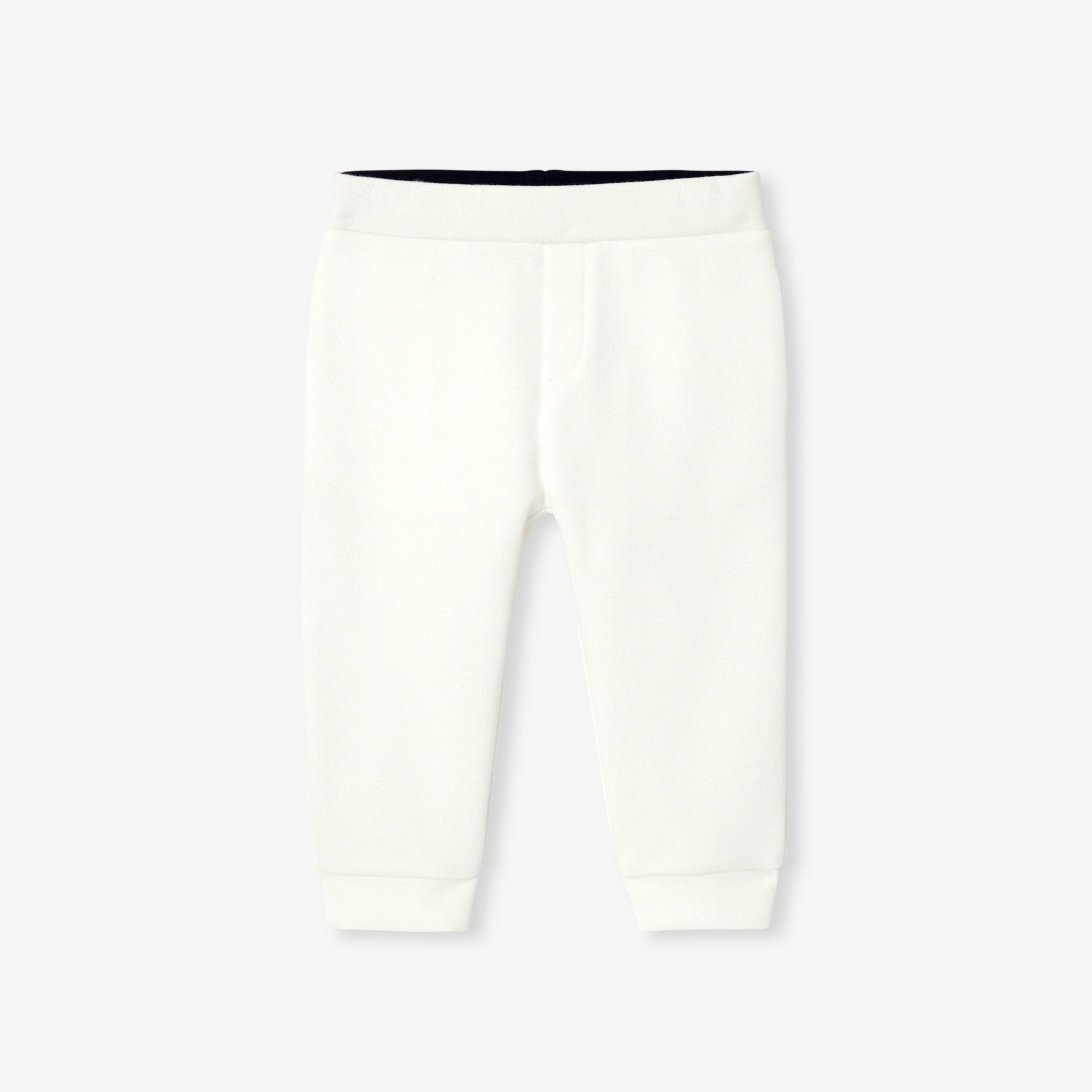 Baby joggers in quilted knit
