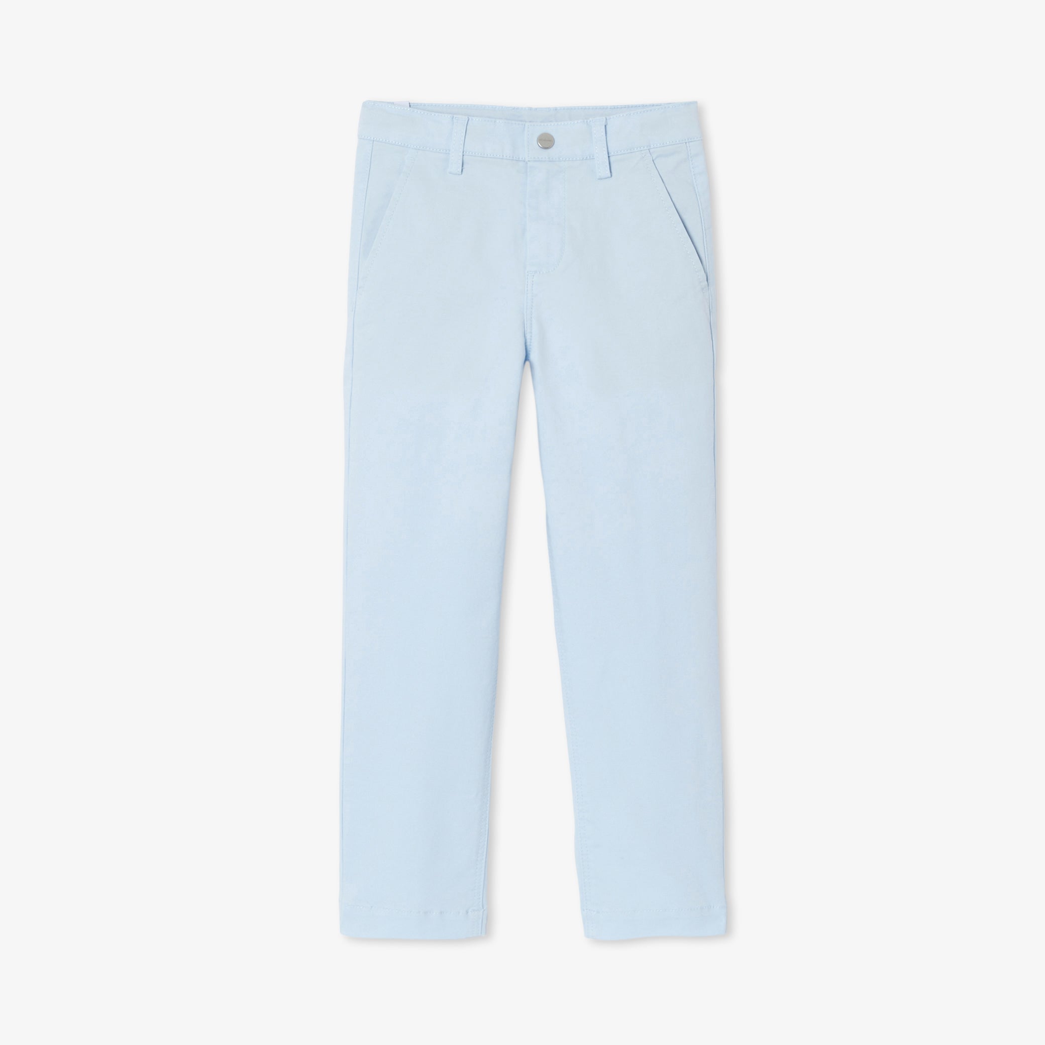 Boy straight twill trousers