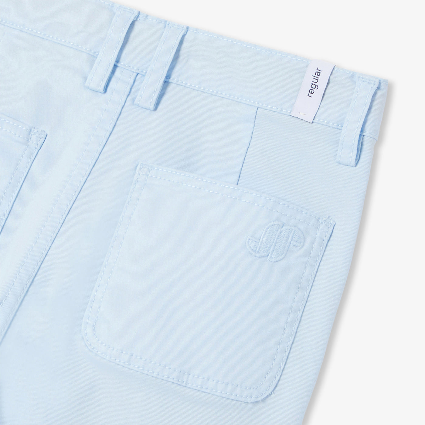 Boy straight twill trousers
