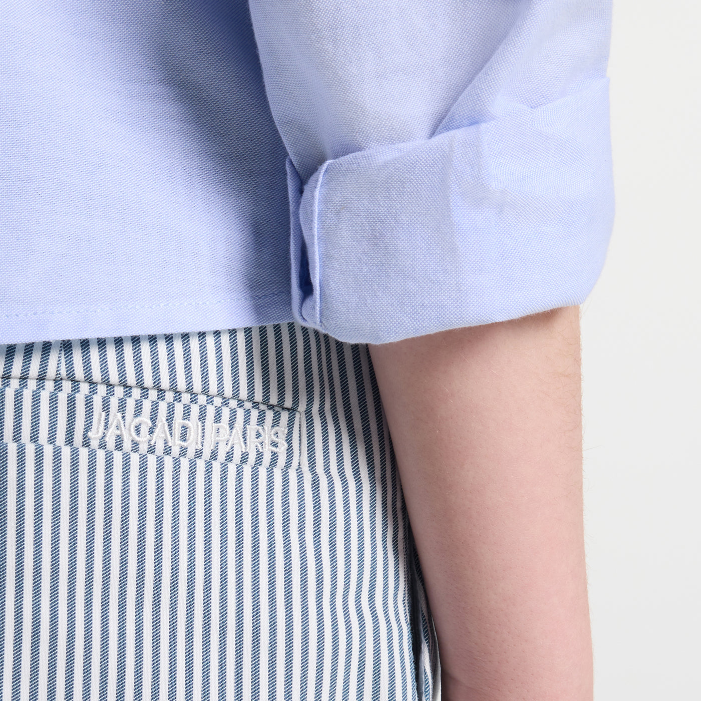 Boy striped Bermuda shorts
