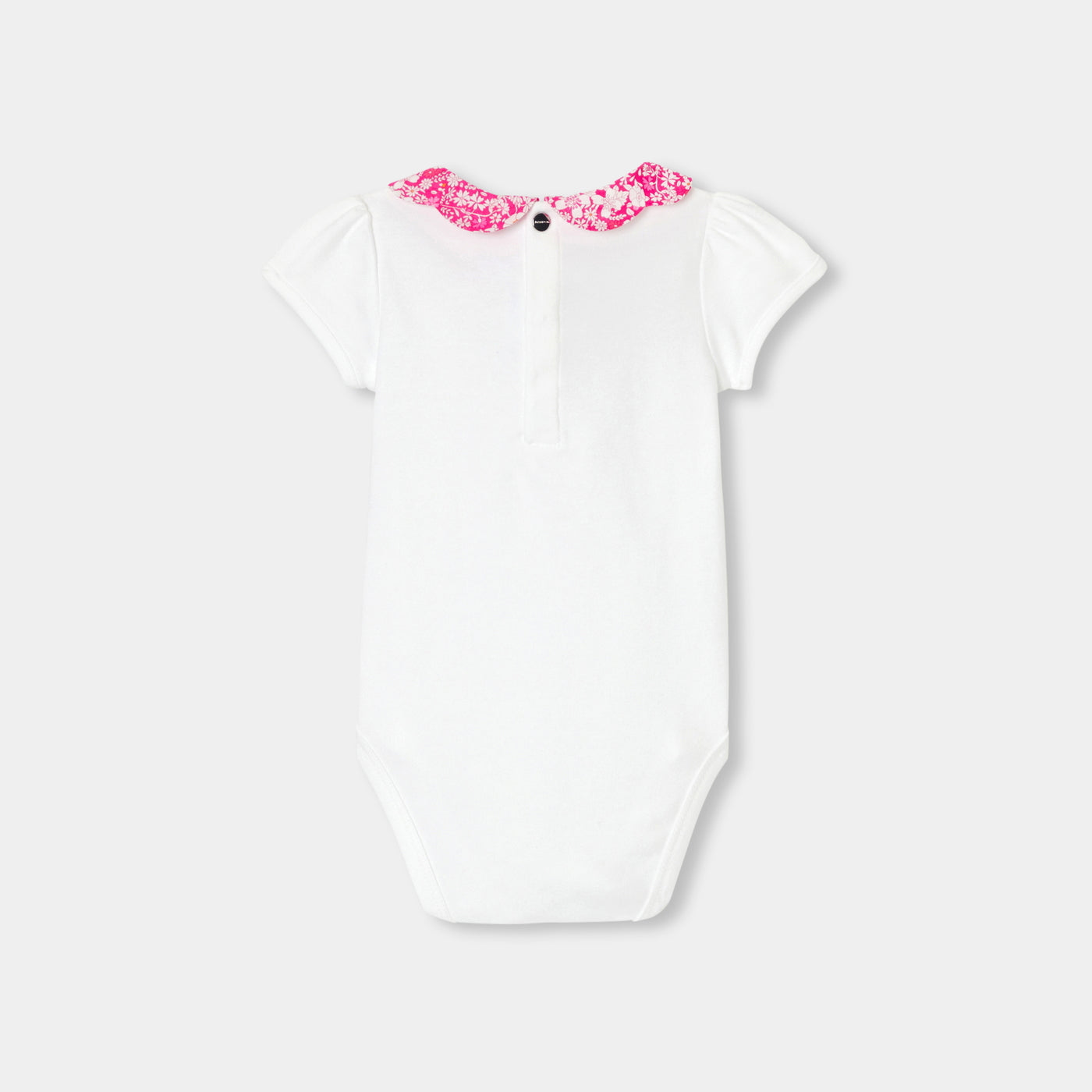 Baby girl short-sleeved bodysuit