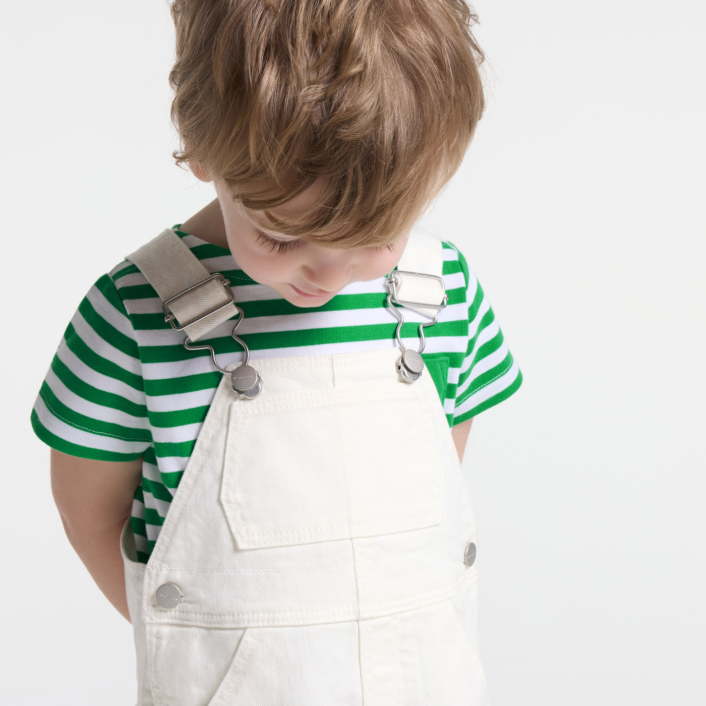 Baby canvas overalls