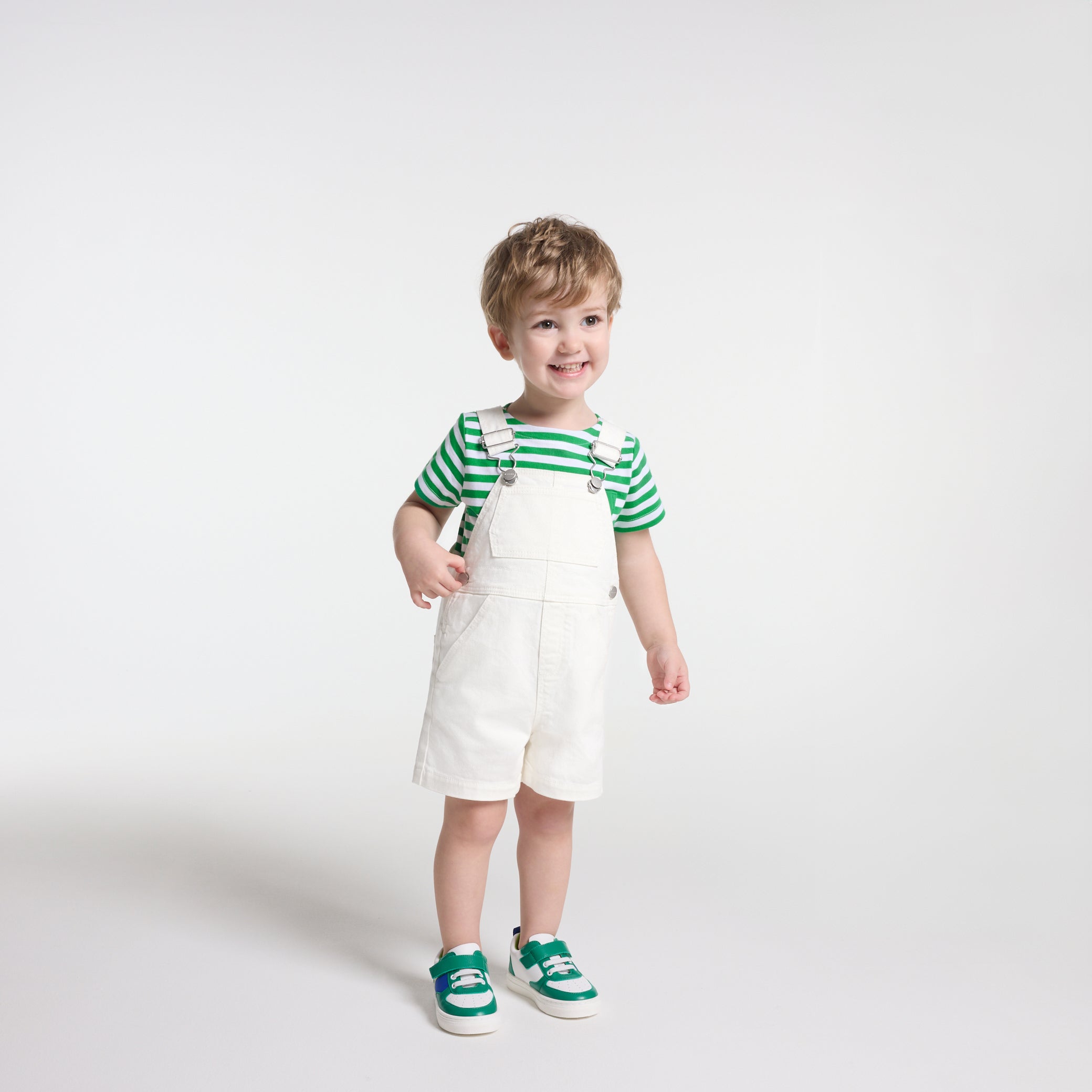 Baby canvas overalls