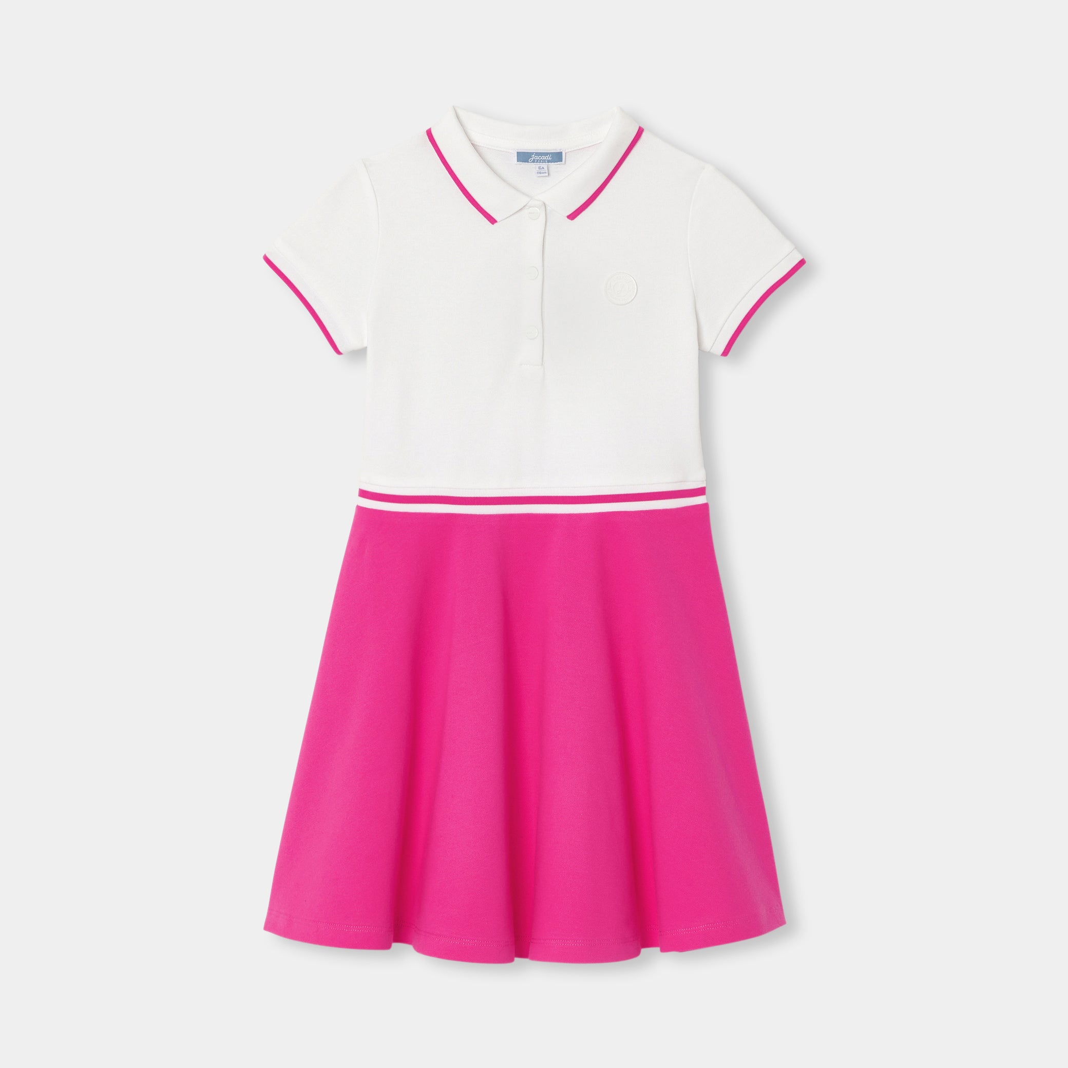 Girl dress in cotton piqué