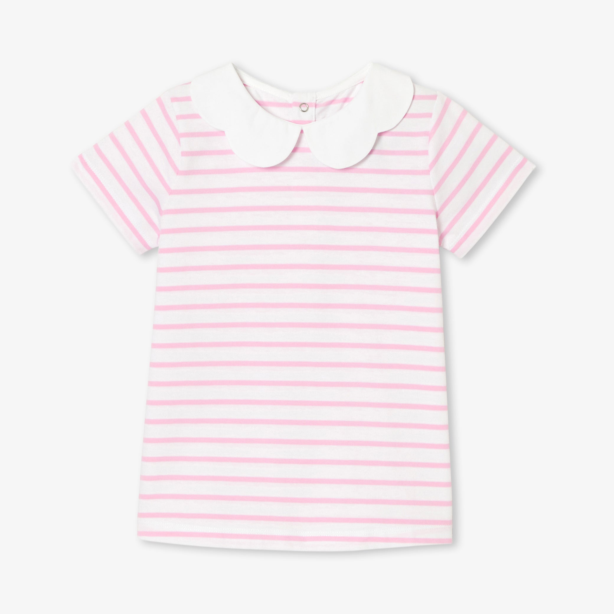 Girl striped polo shirt