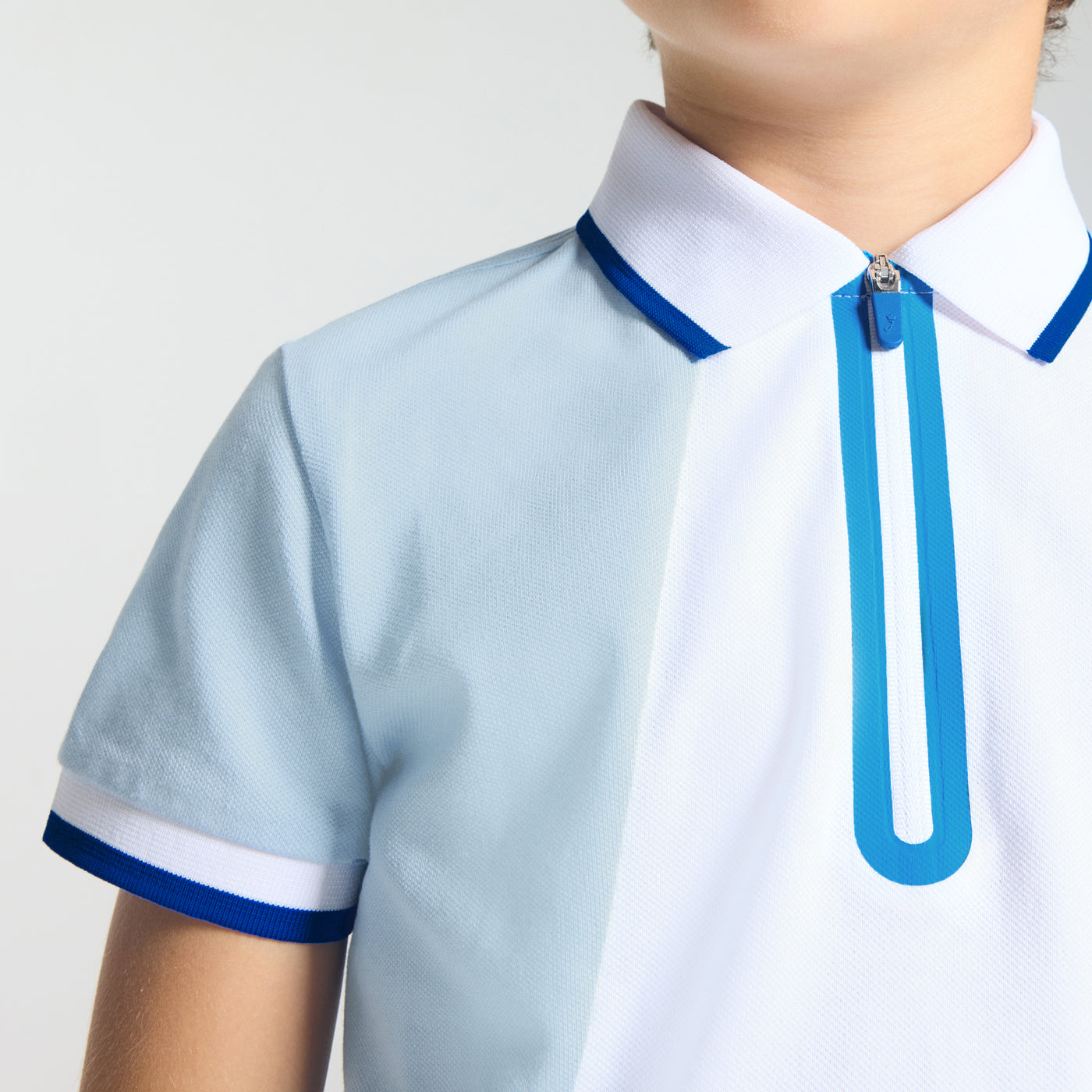 Boy polo shirt in cotton piqué