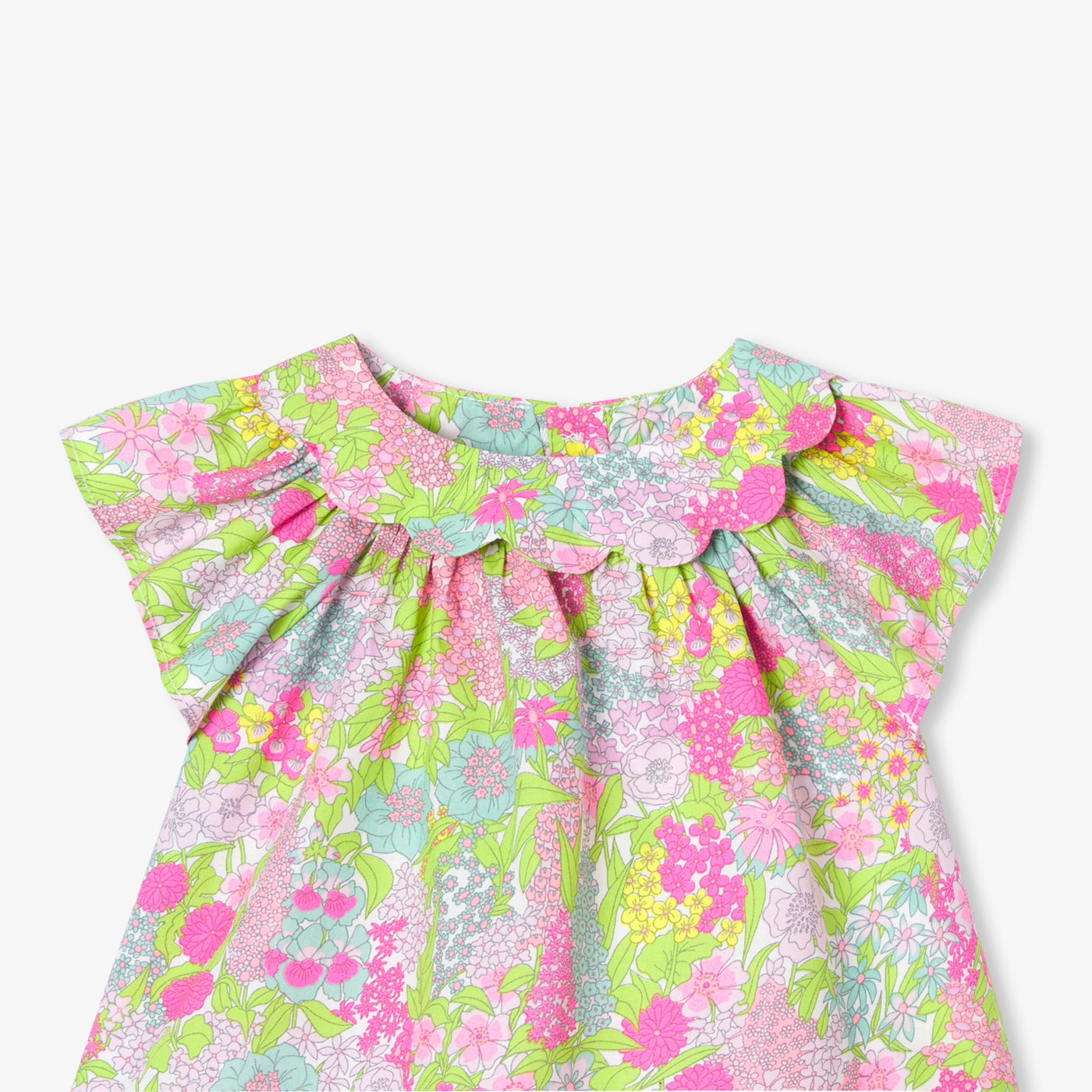Baby girl set in Liberty fabrics