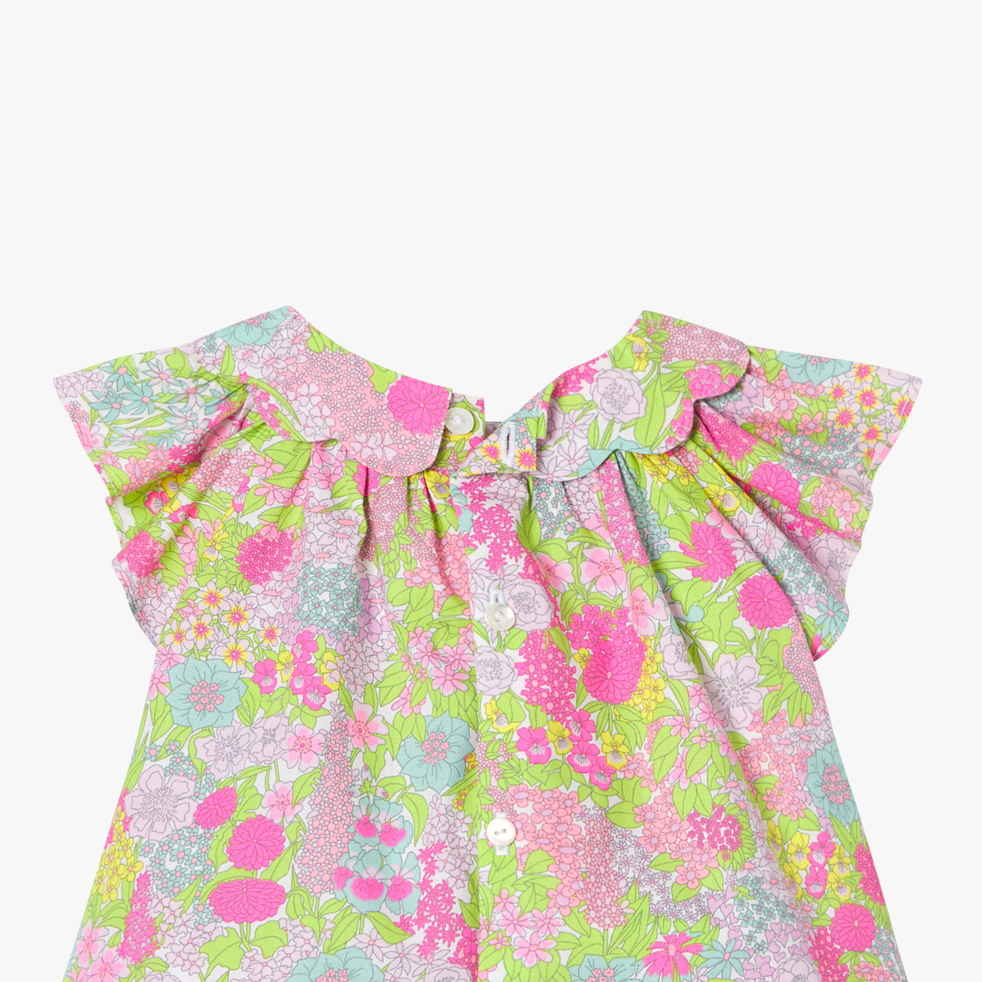 Baby girl set in Liberty fabrics