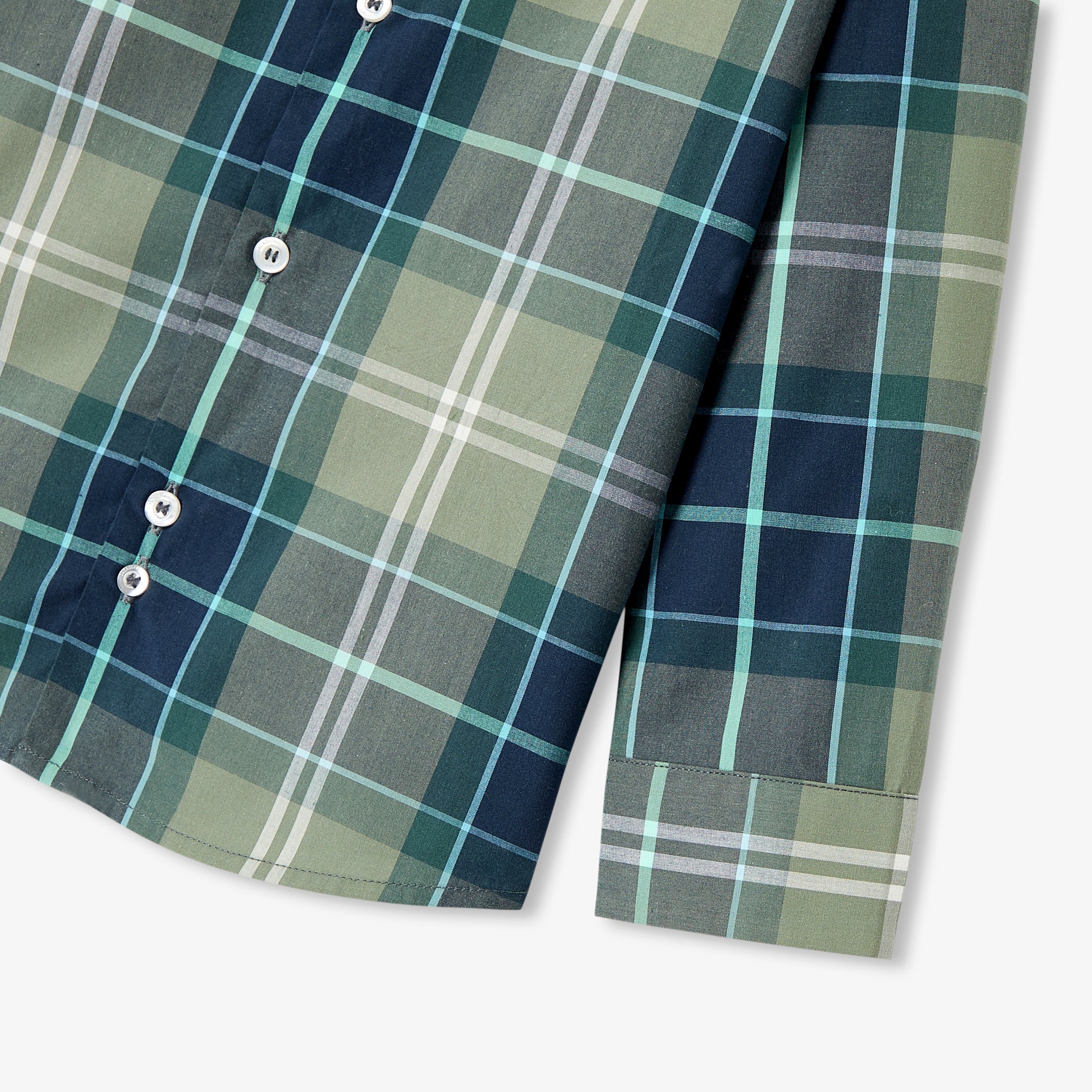 Boy tartan shirt - gris/multico