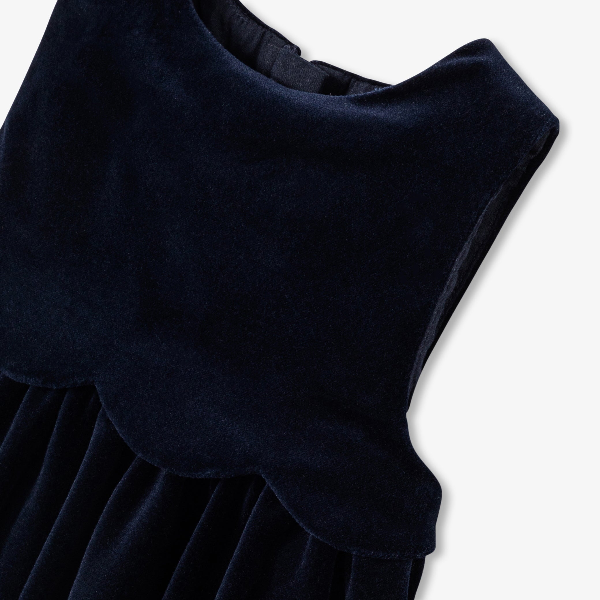 Baby girl velvet Christmas dress - marine jacadi