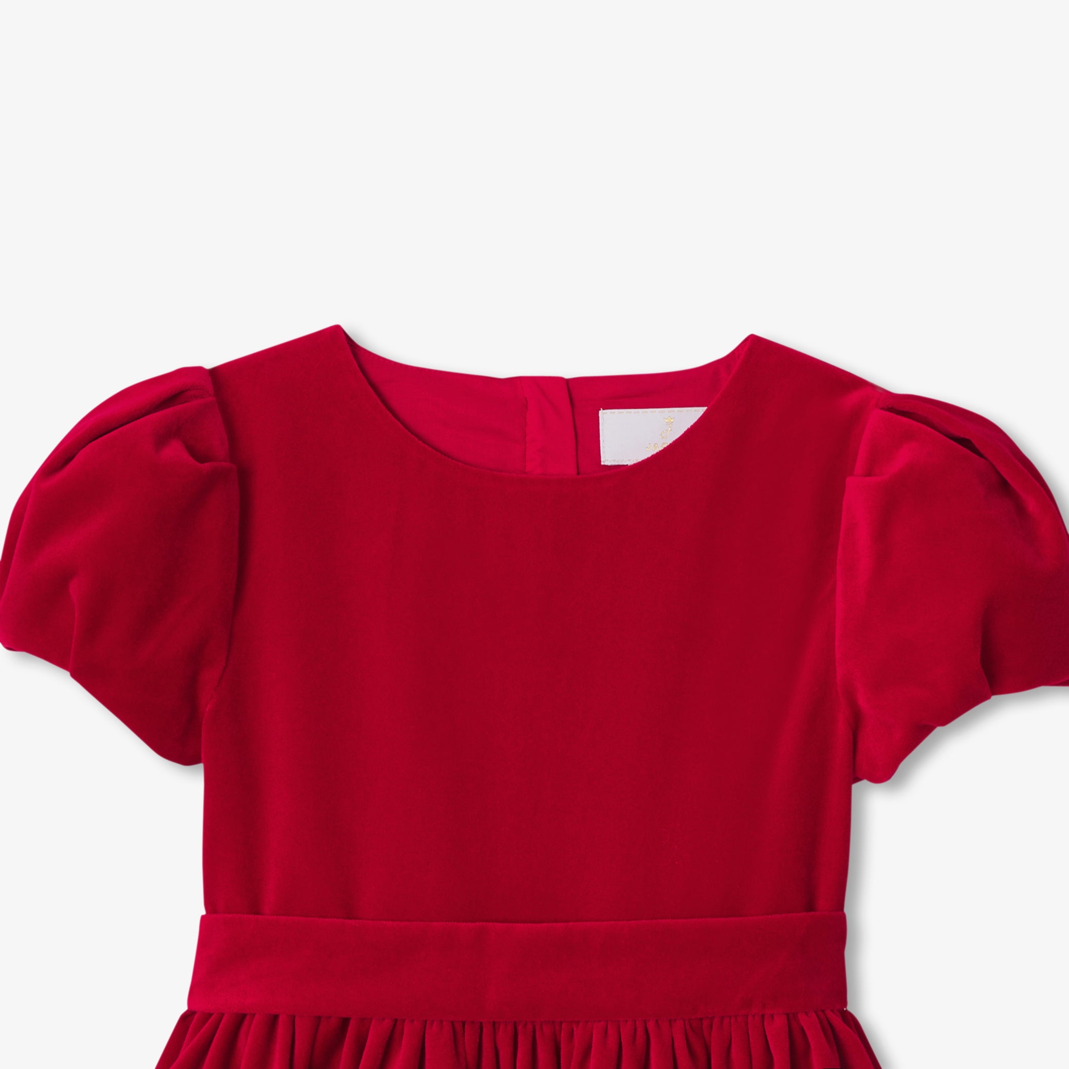 Girl velvet dress - rouge jacadi