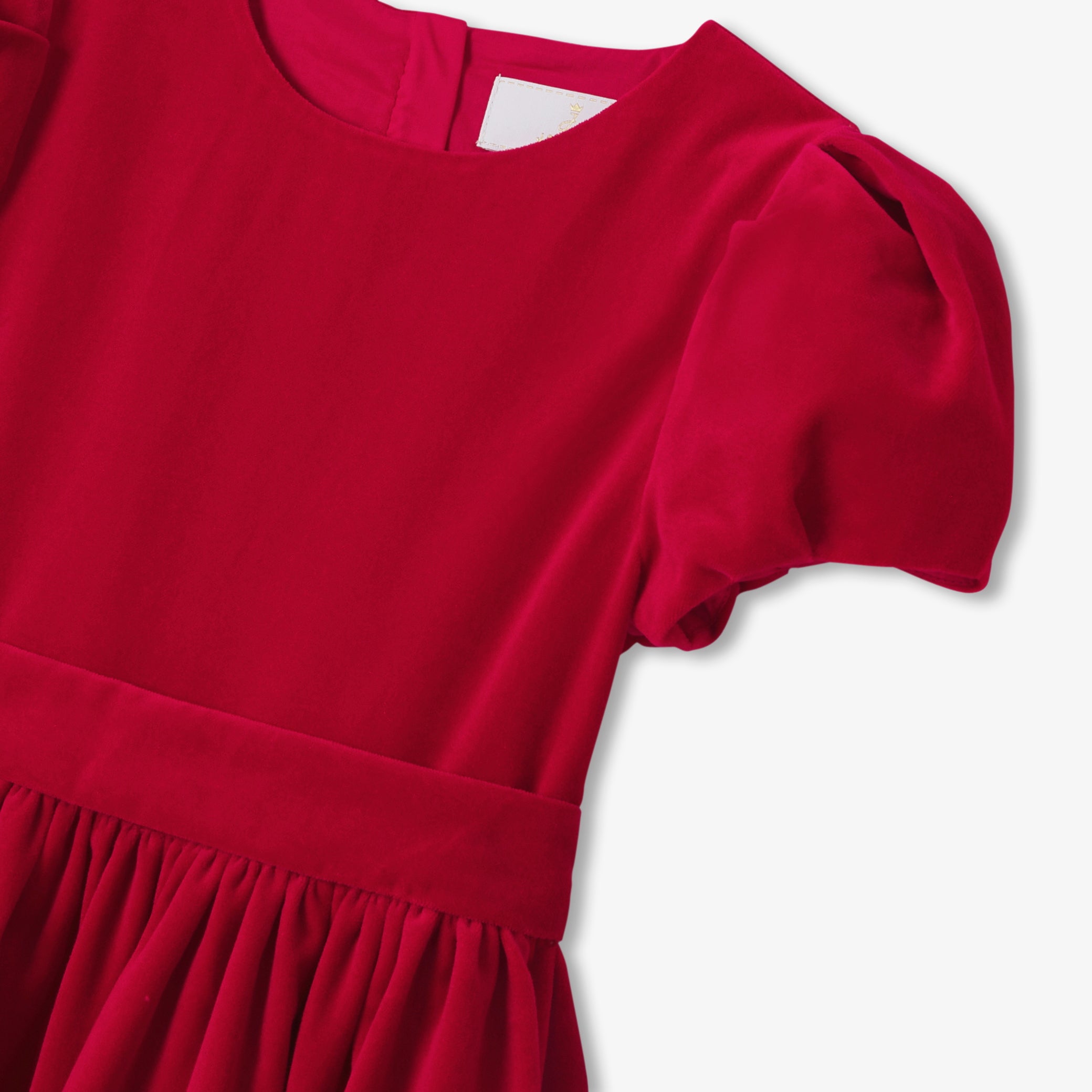 Girl velvet dress - rouge jacadi