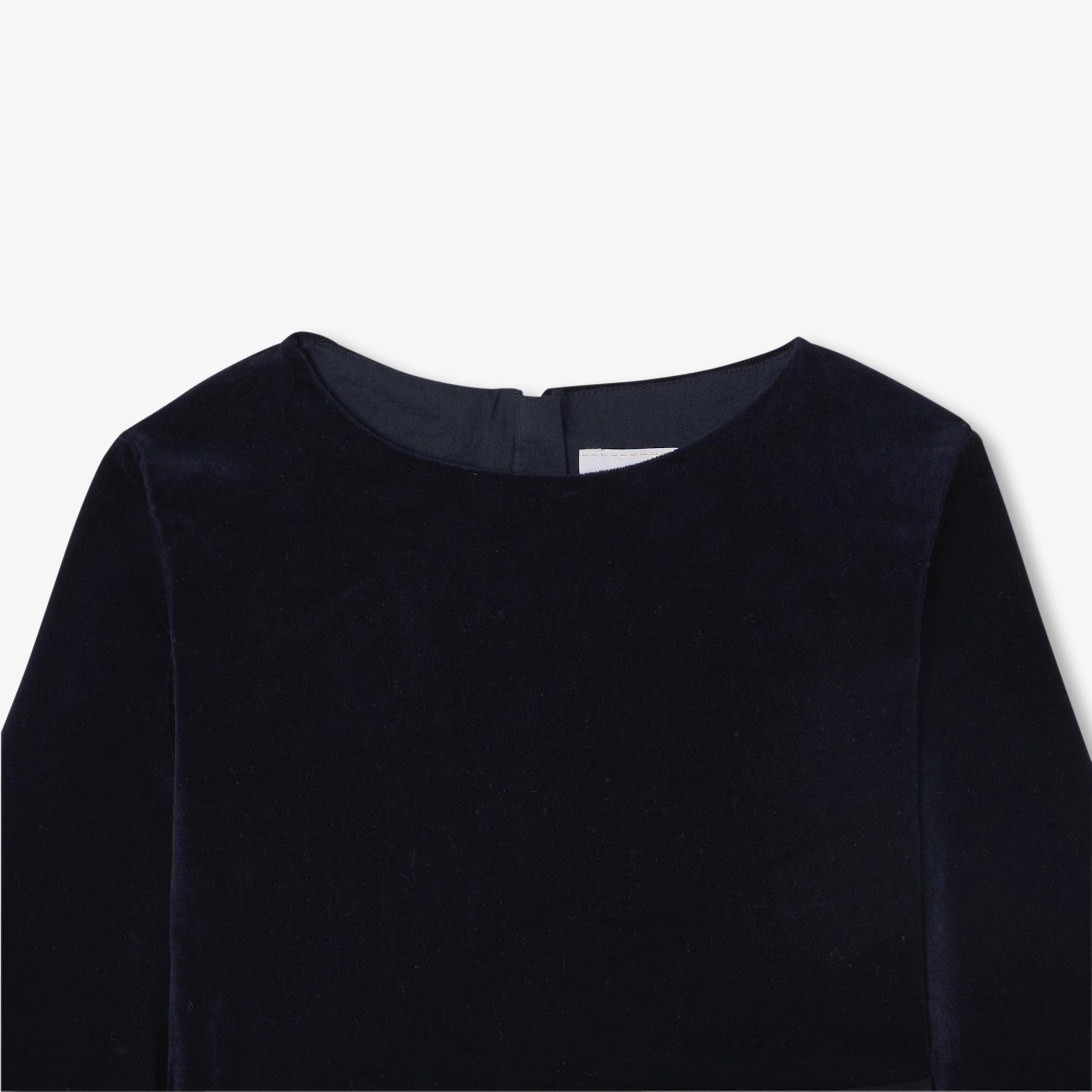 Girl bi-material dress - marine jacadi