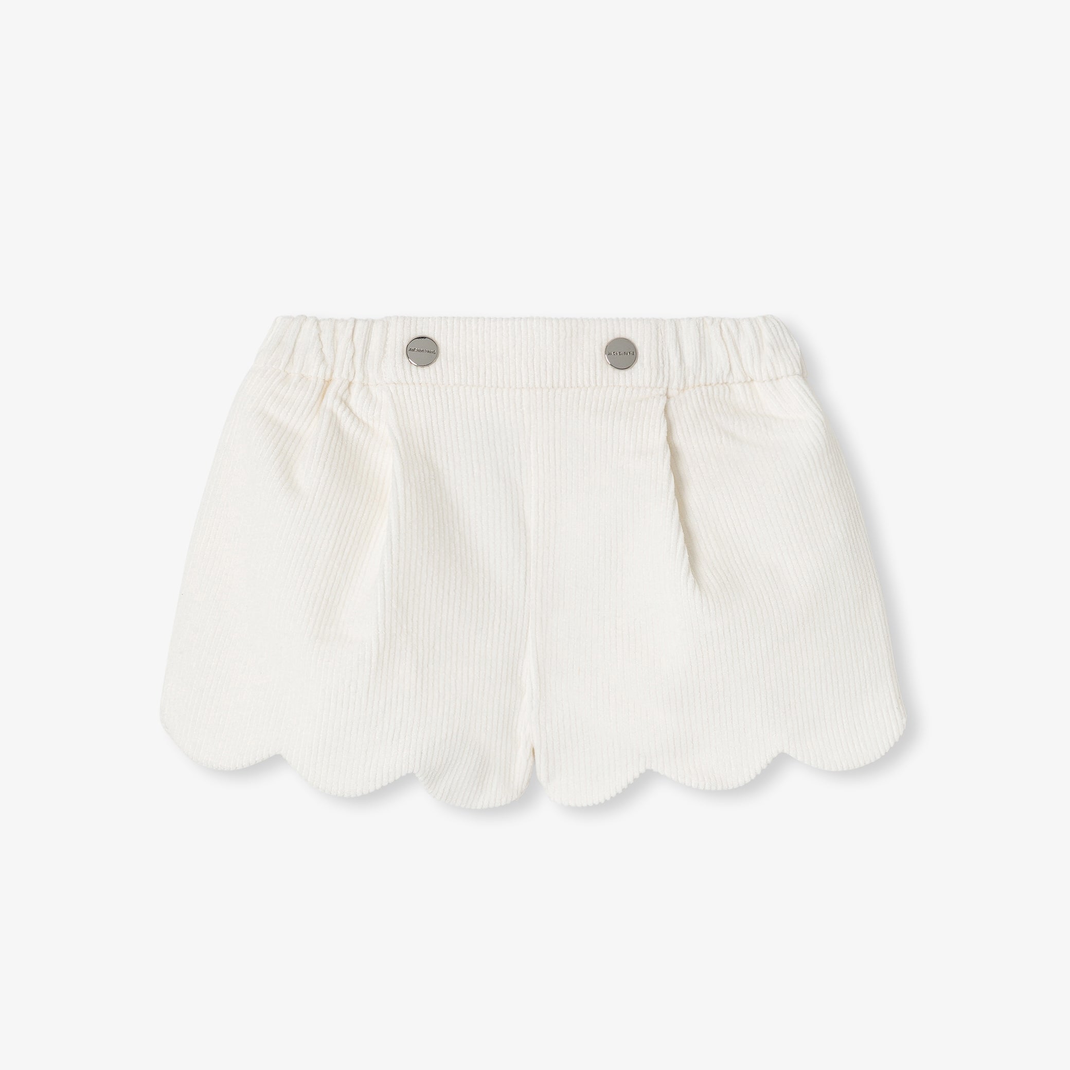 Baby girl corduroy shorts - blanc doux jacadi