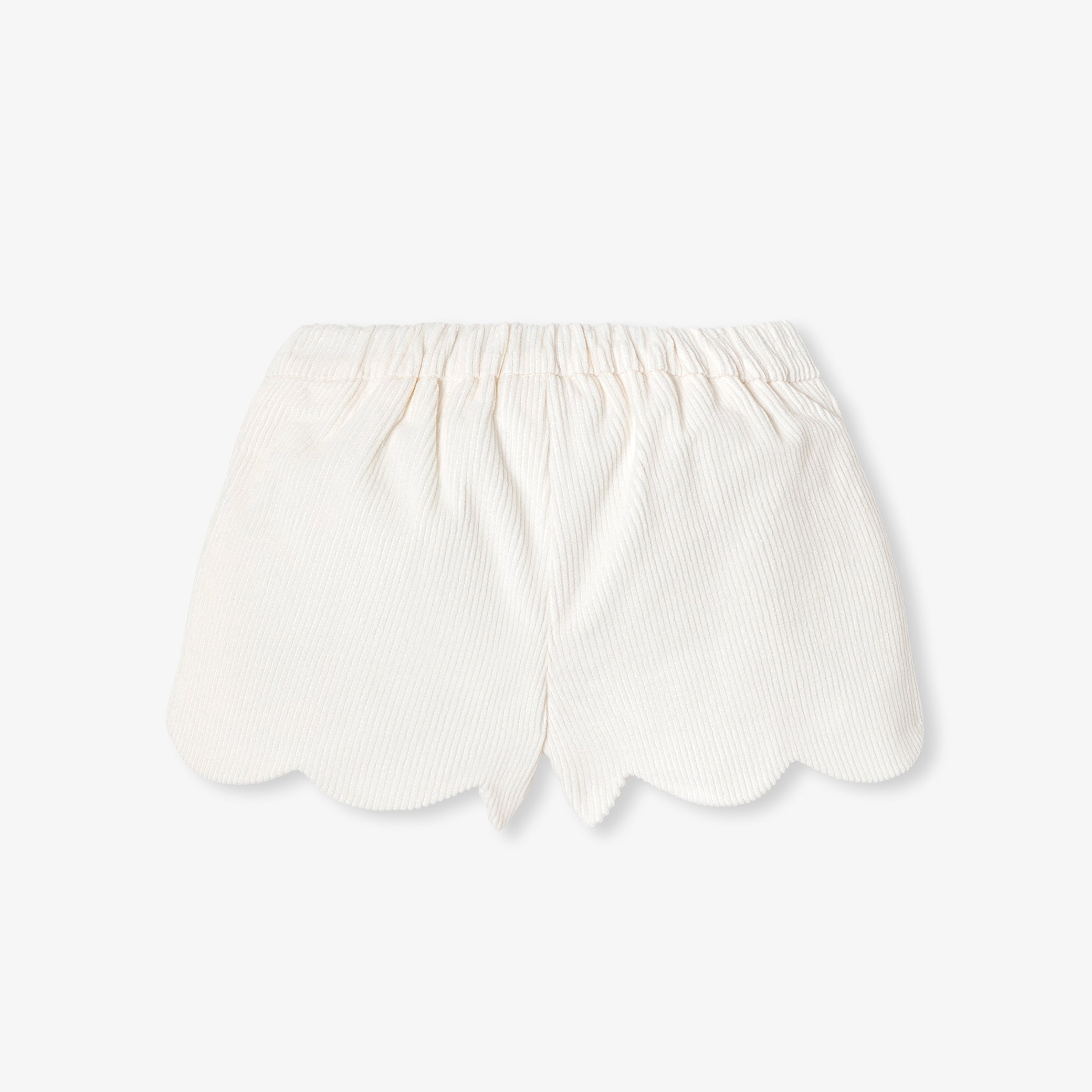 Baby girl corduroy shorts - blanc doux jacadi