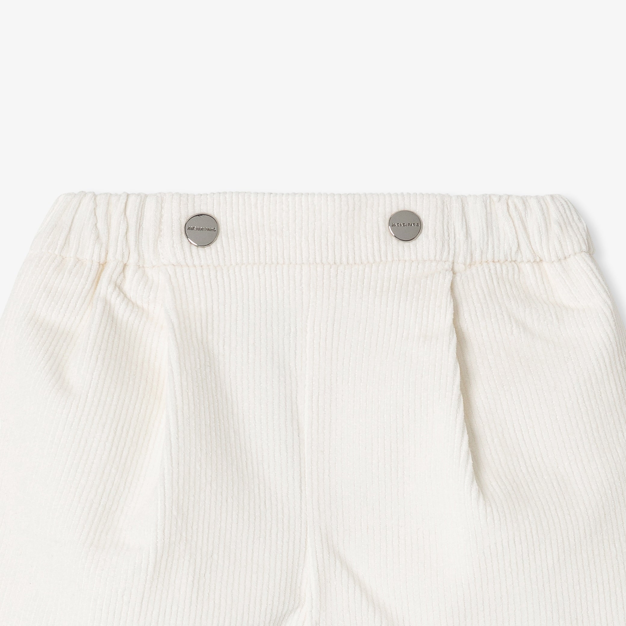 Baby girl corduroy shorts - blanc doux jacadi
