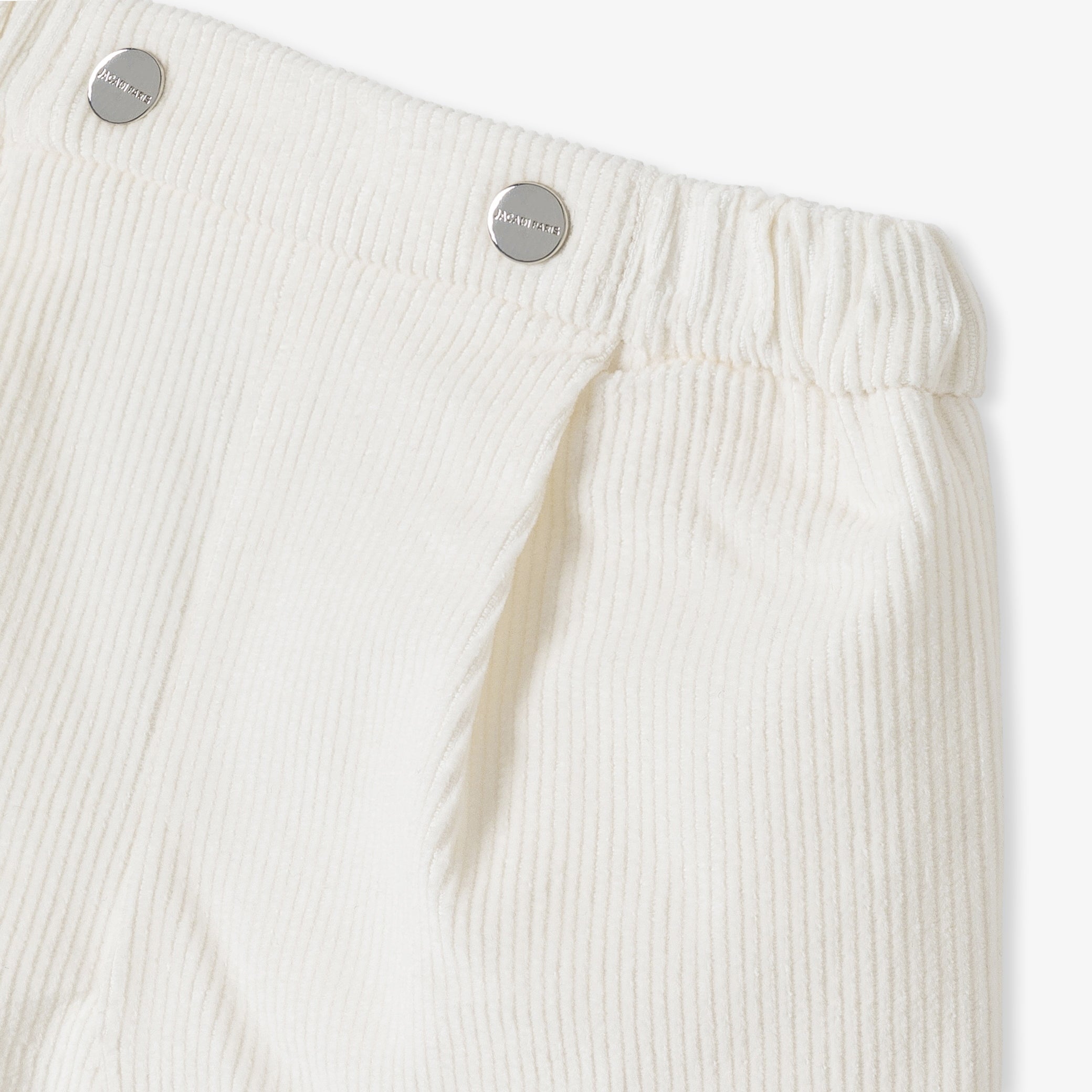 Baby girl corduroy shorts - blanc doux jacadi