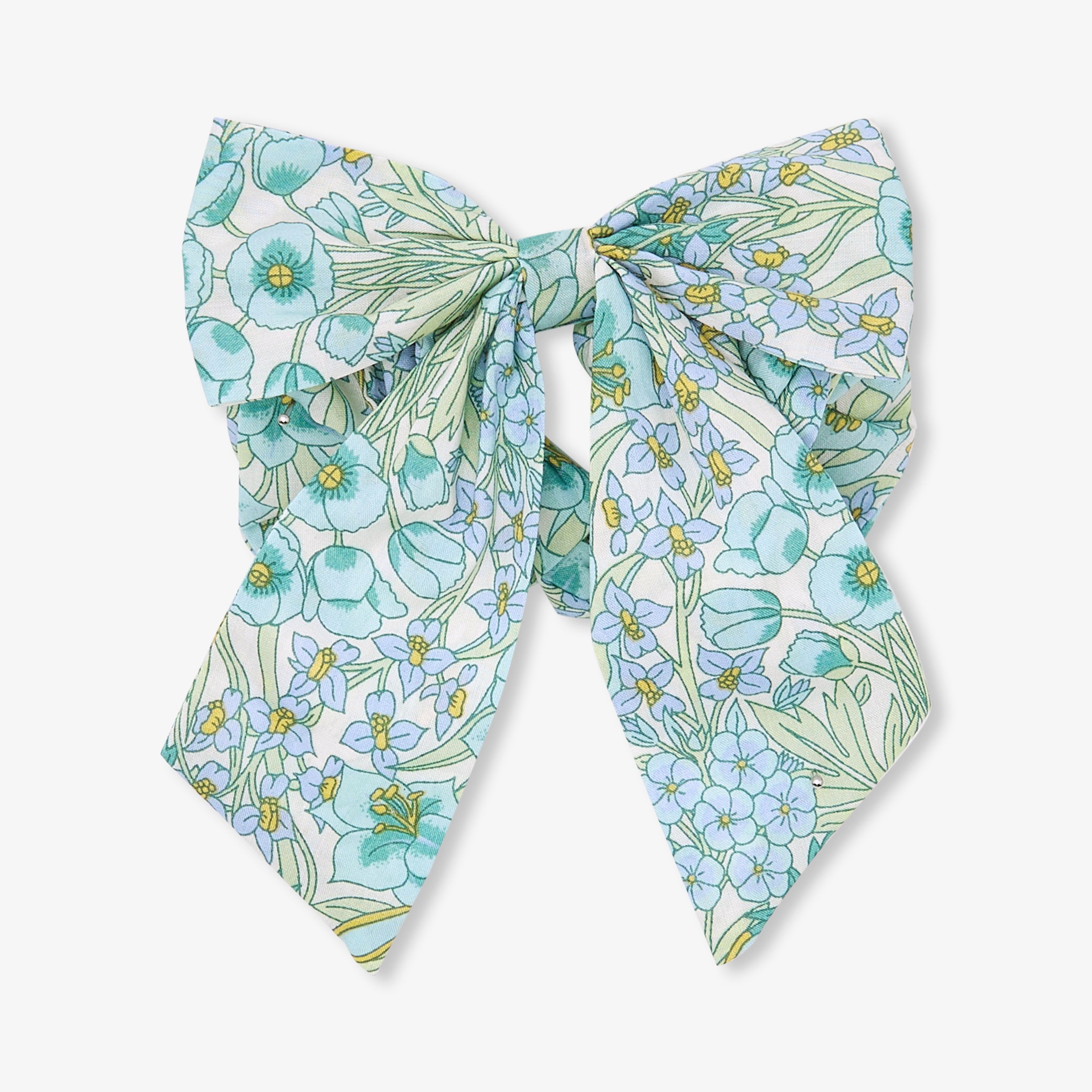 Girl scrunchie in Liberty fabric - ciel/multico