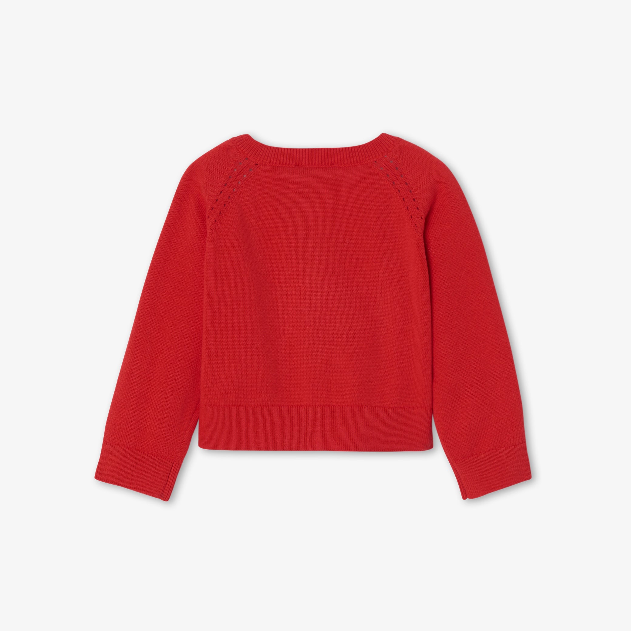 Baby girl cotton cardigan - rouge jacadi
