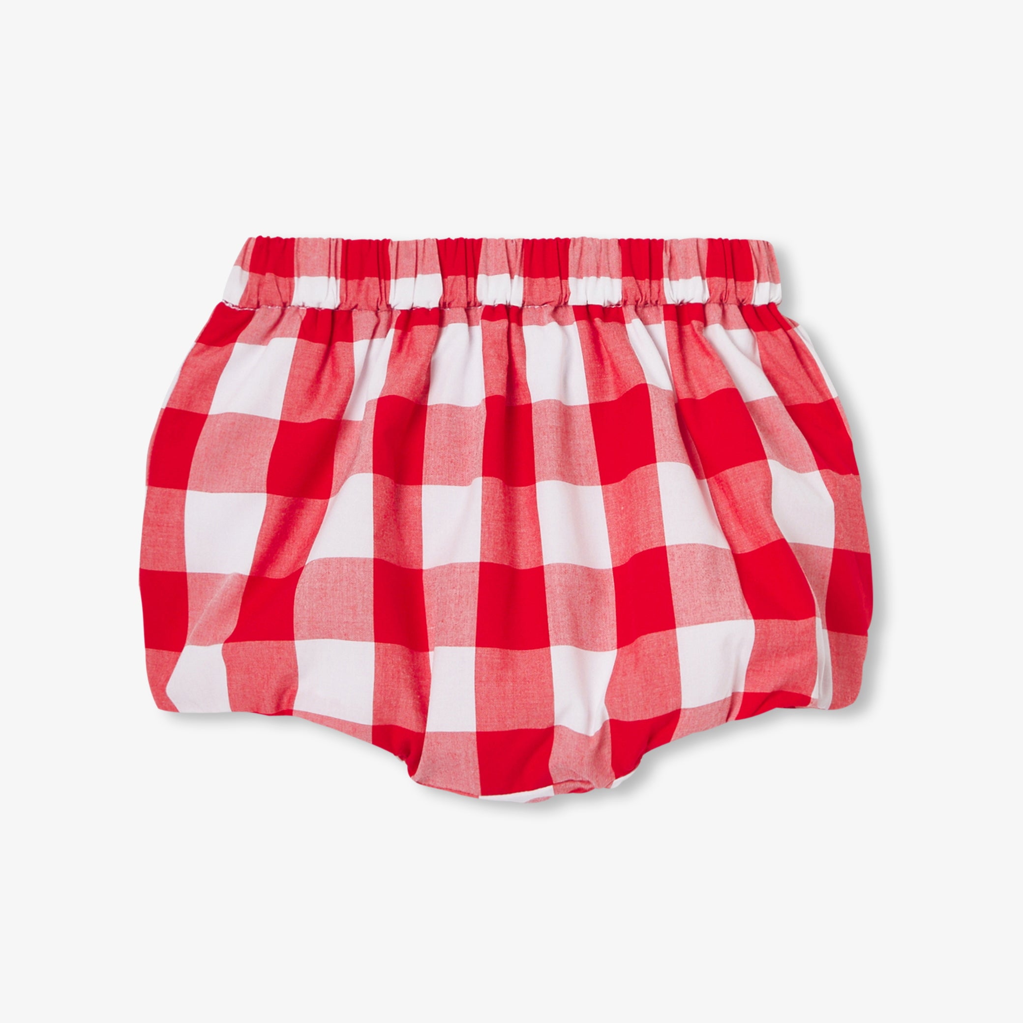 Baby girl cotton set - blanc/rouge