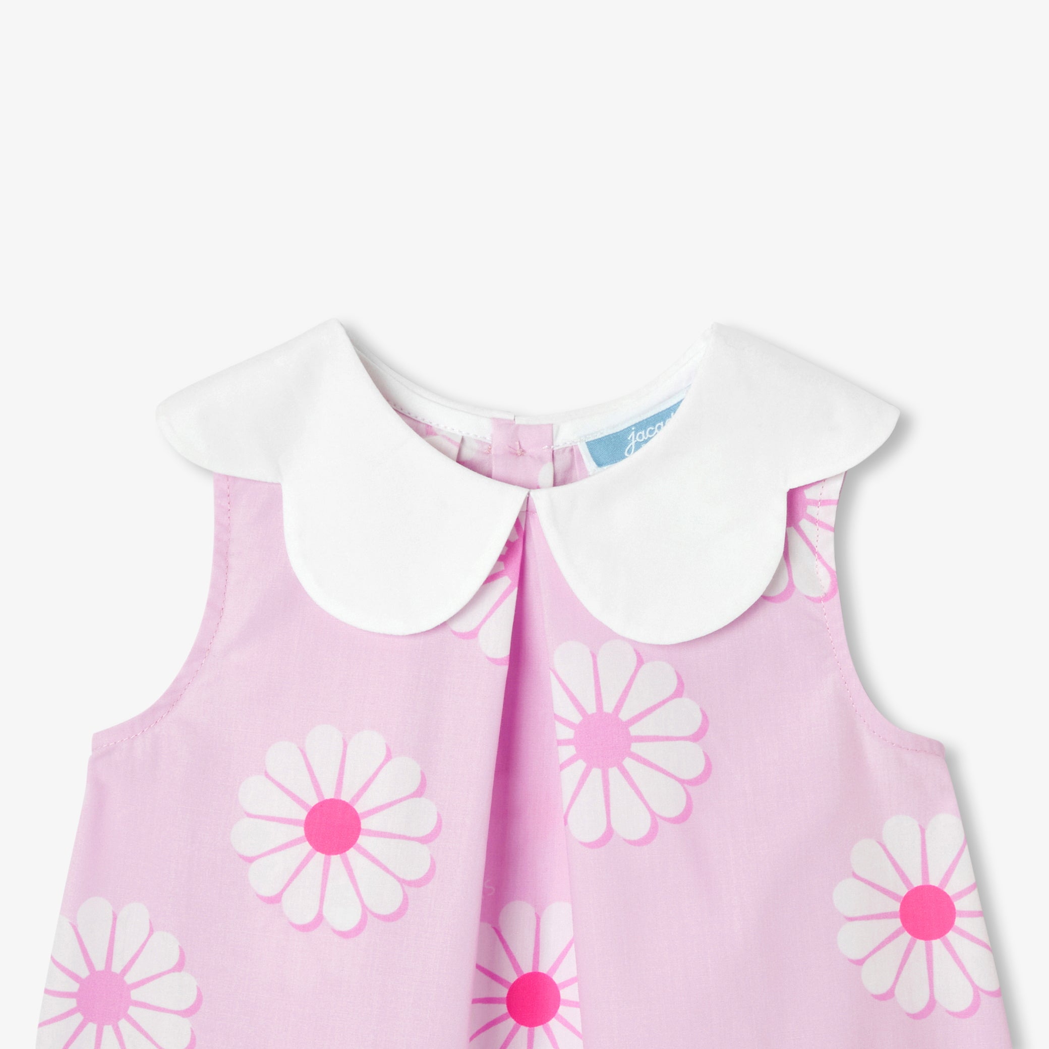 Baby girl sleeveless blouse - rose/multico