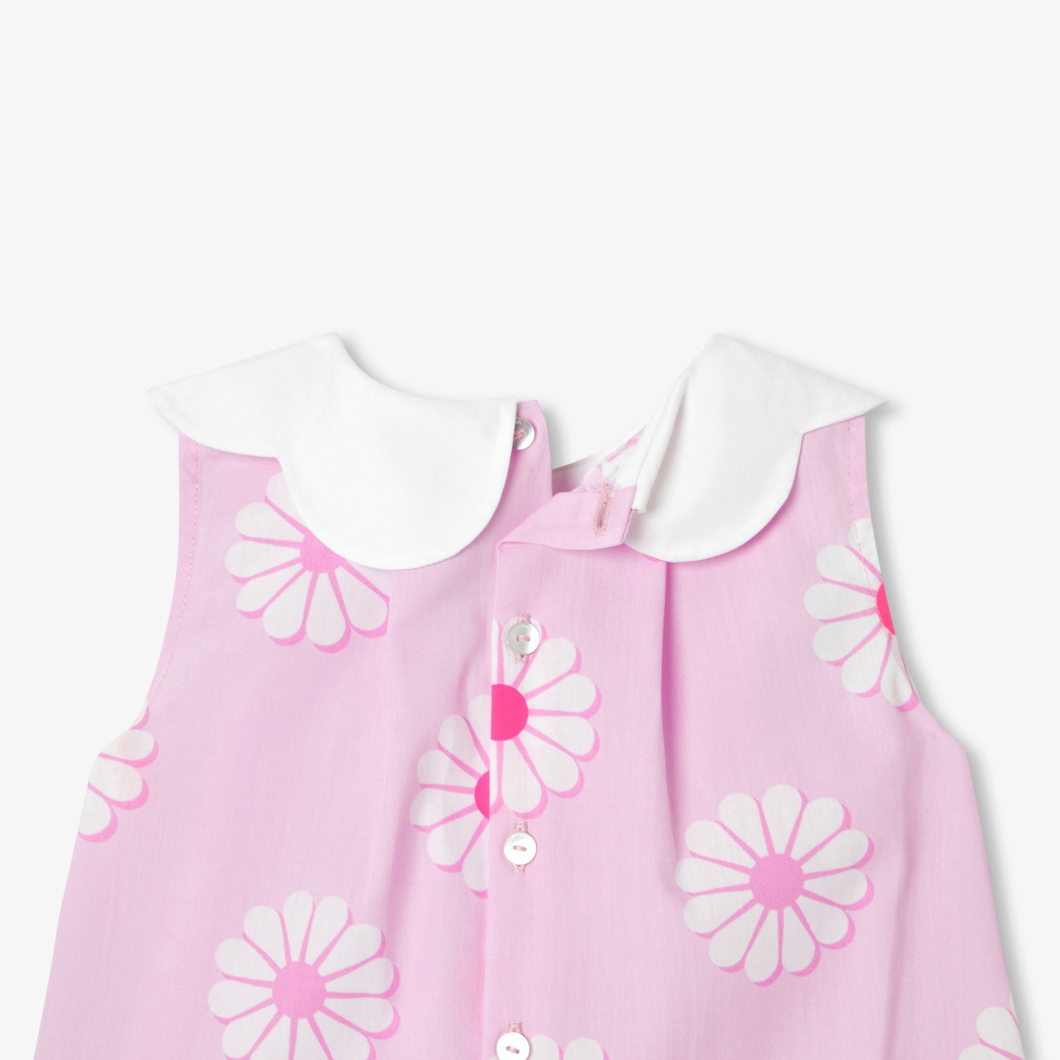 Baby girl sleeveless blouse - rose/multico