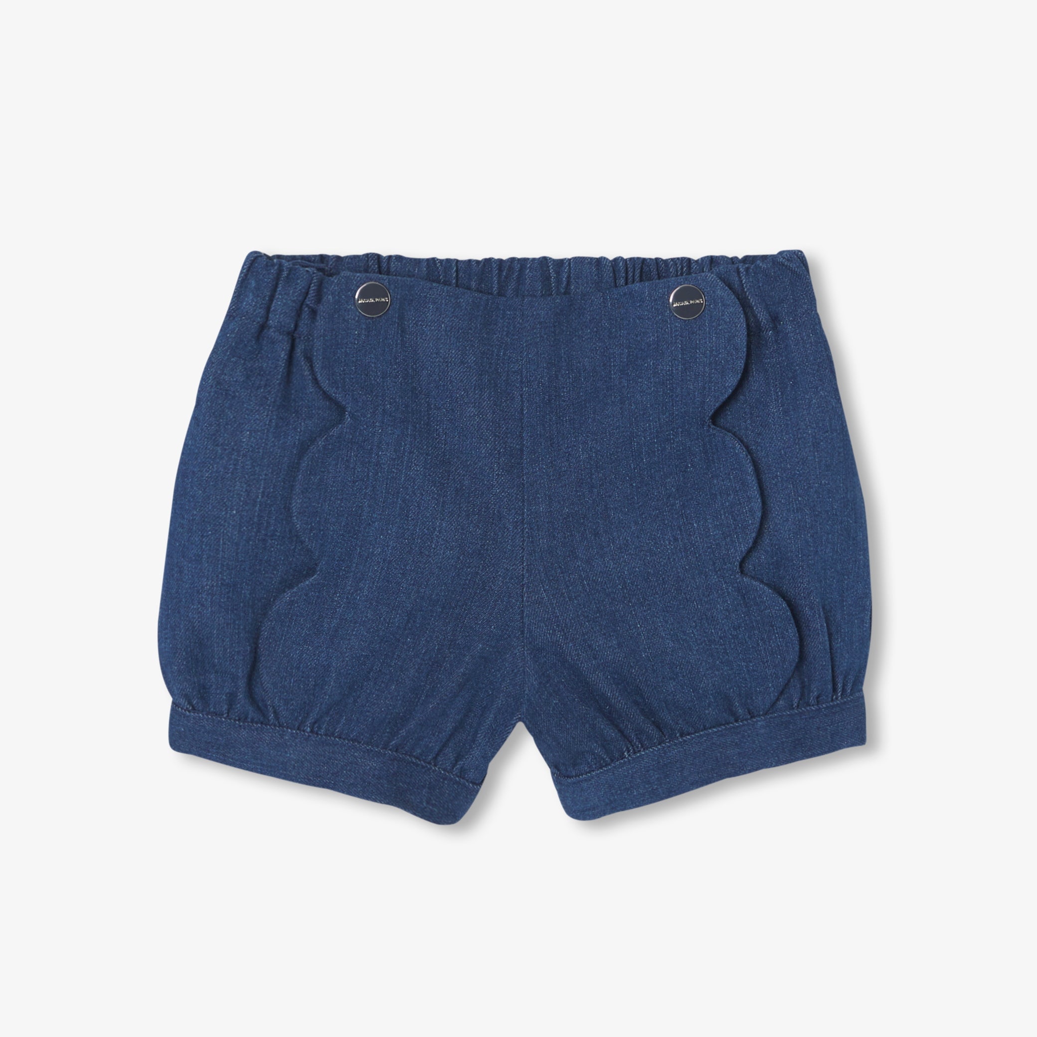Baby girl denim shorts - denim clair