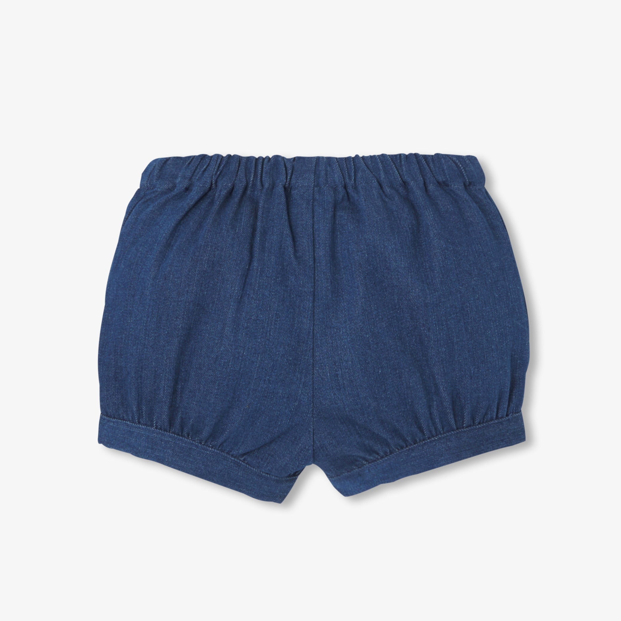 Baby girl denim shorts - denim clair
