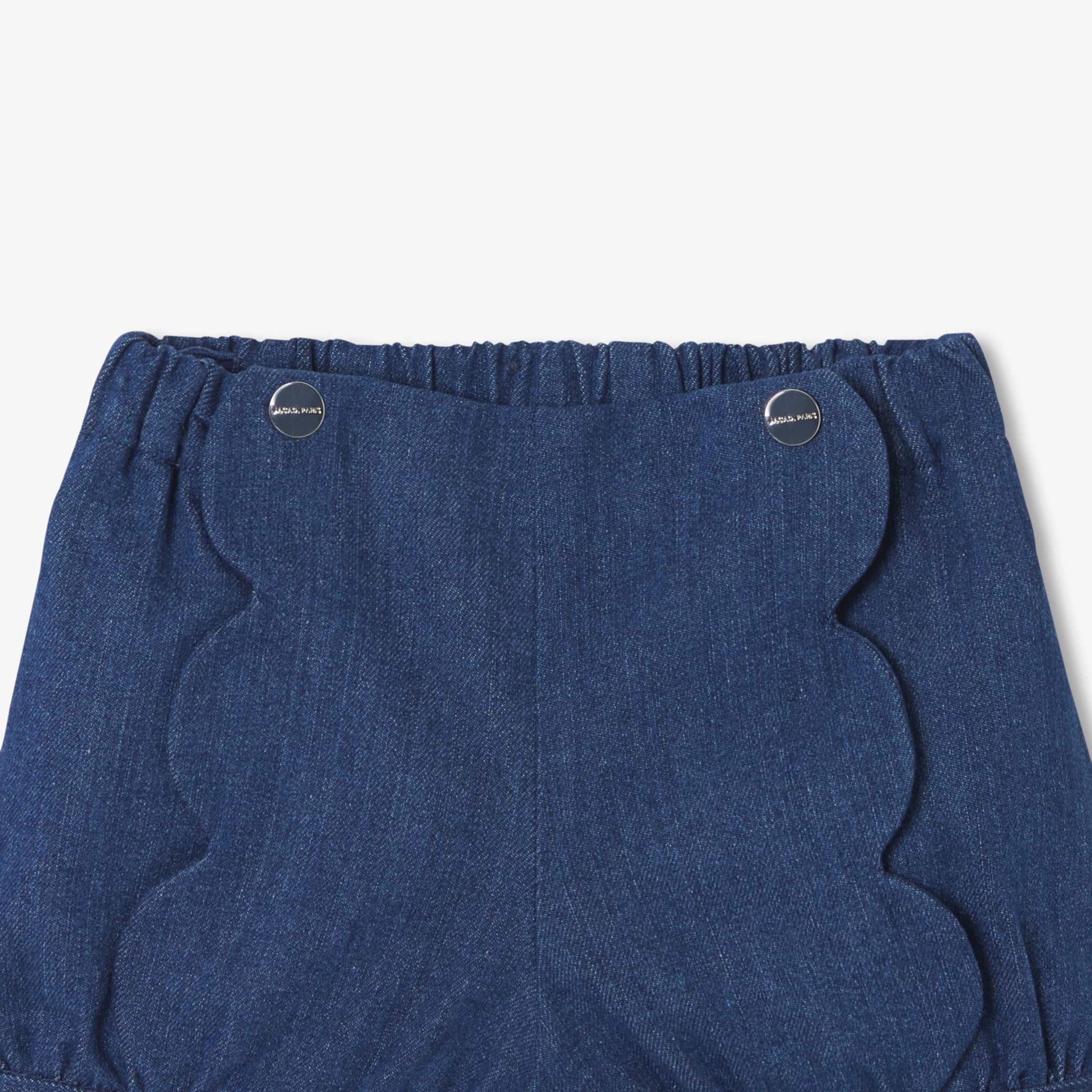 Baby girl denim shorts - denim clair
