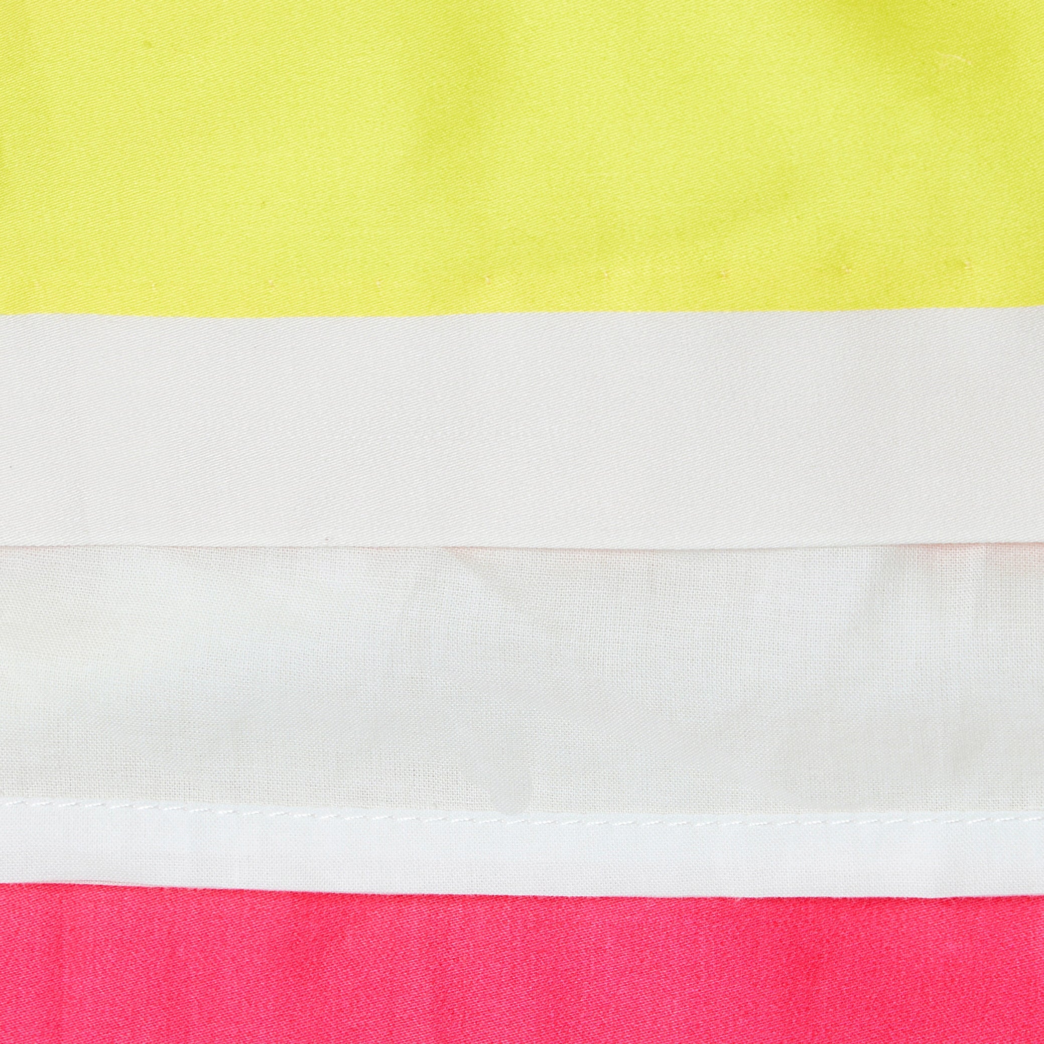 Baby girl cotton satin ceremony dress - blanc/multico