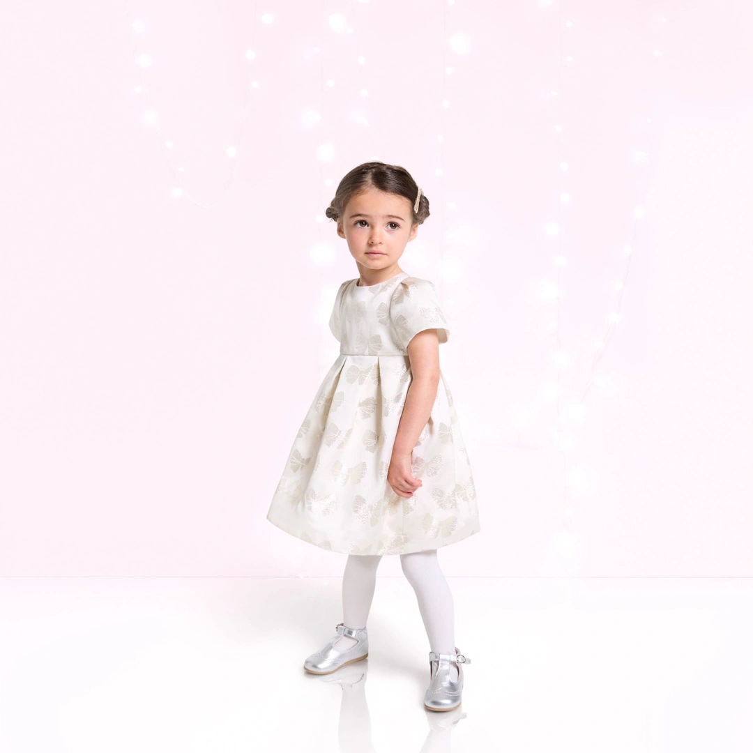 Baby girl Christmas dress - ivoire