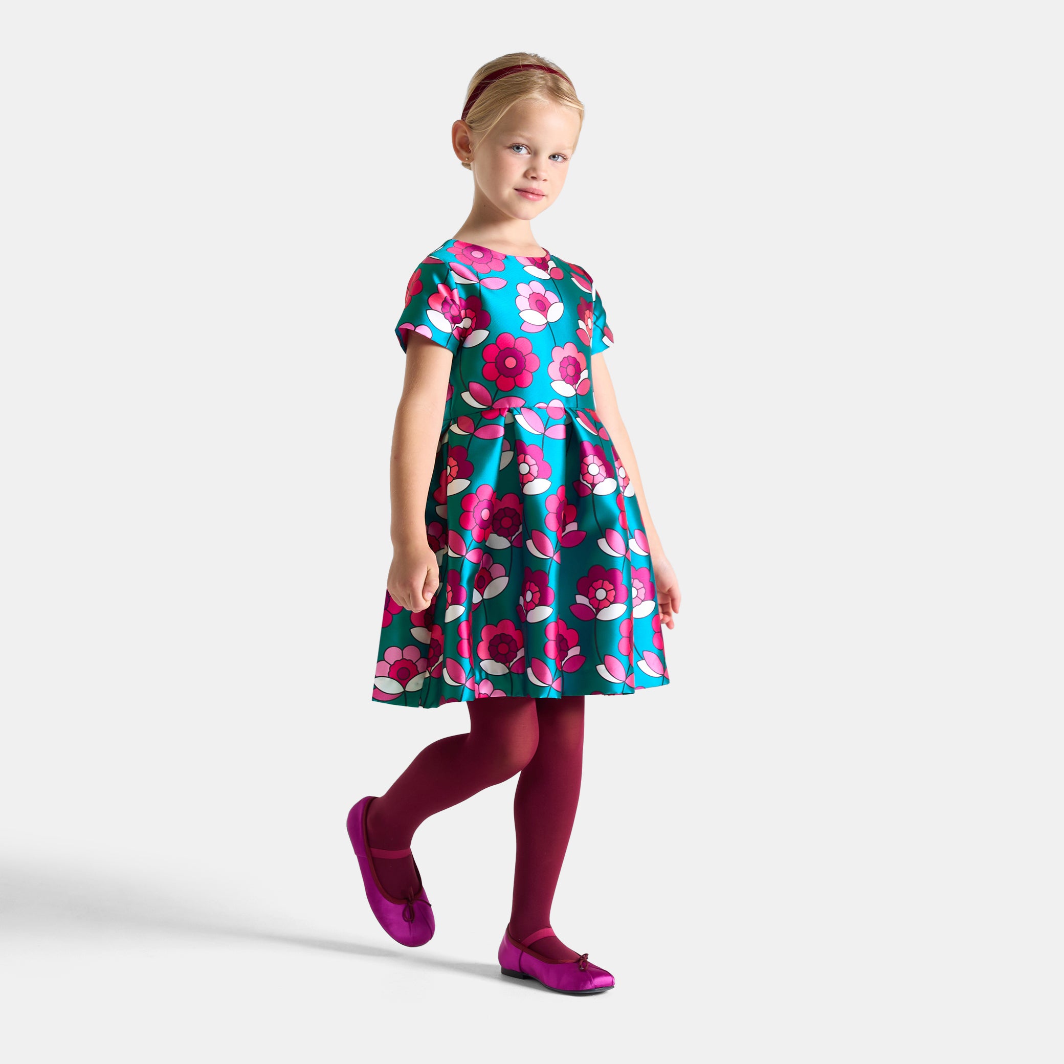 Girl satin dress