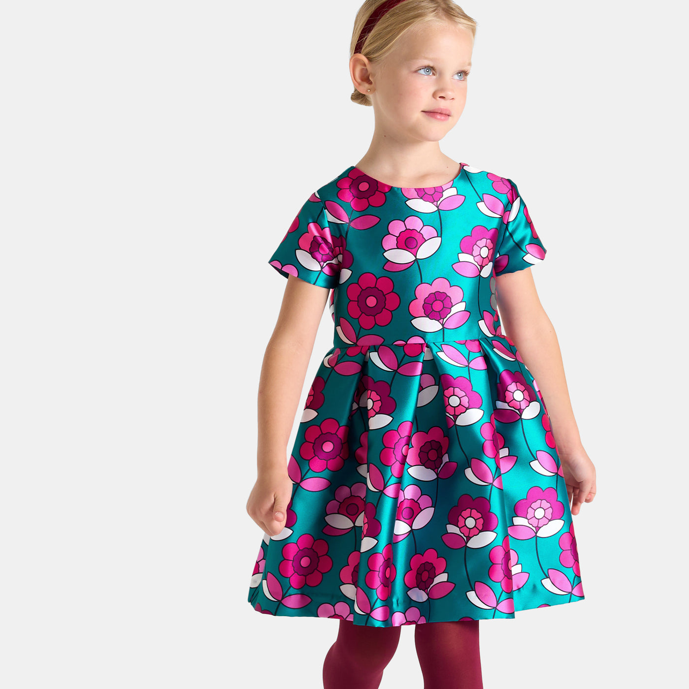 Girl satin dress
