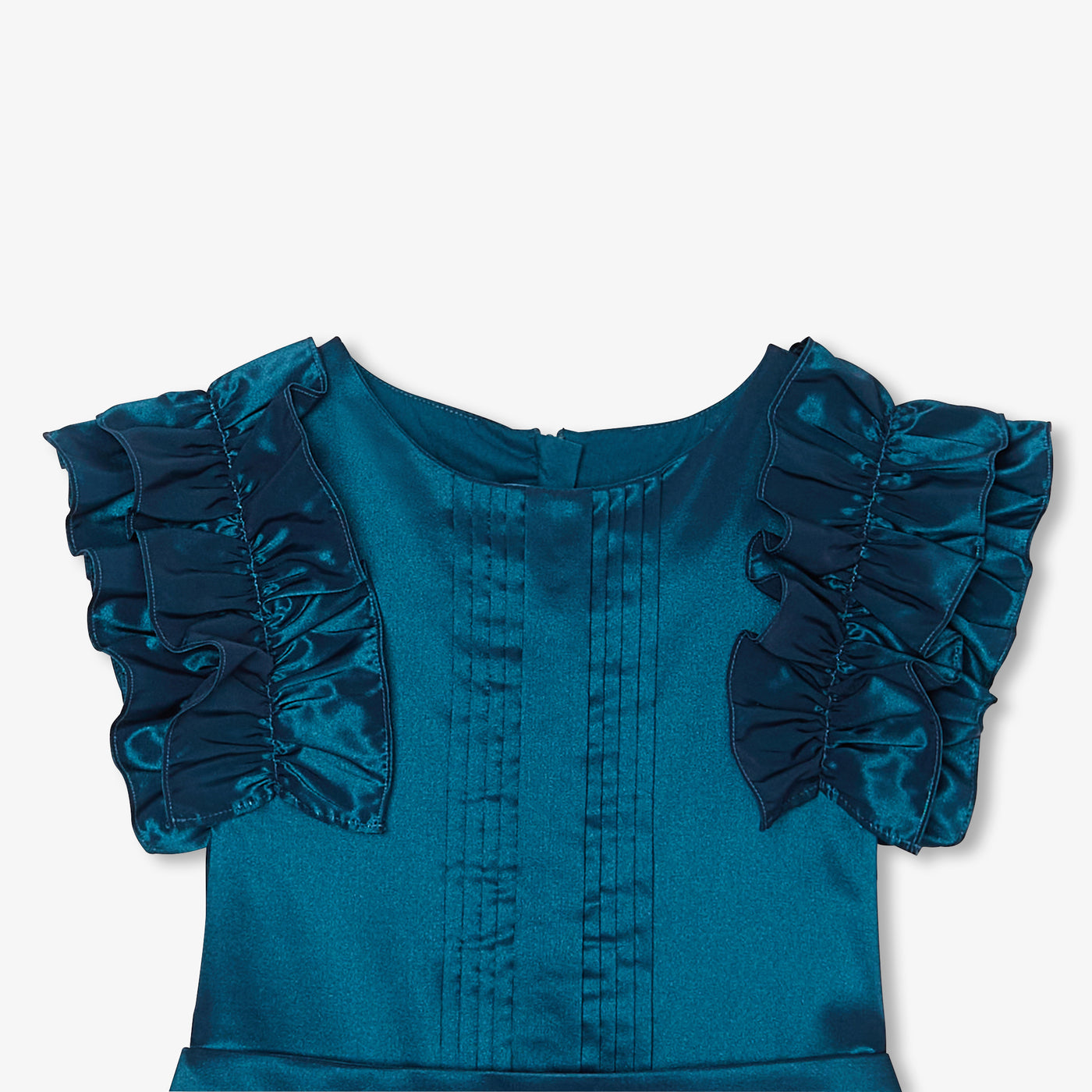 Girl taffeta dress
