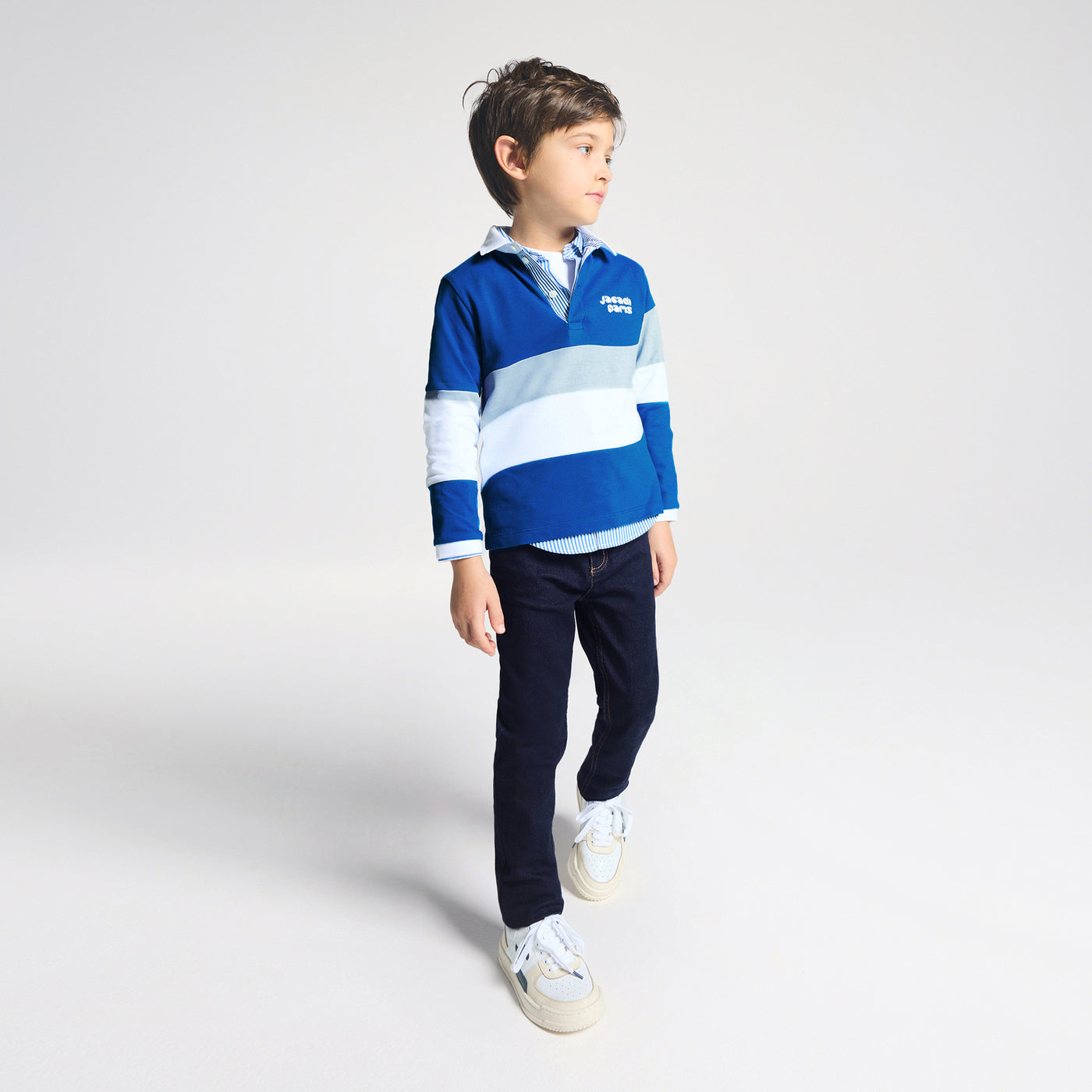 Boy straight jeans