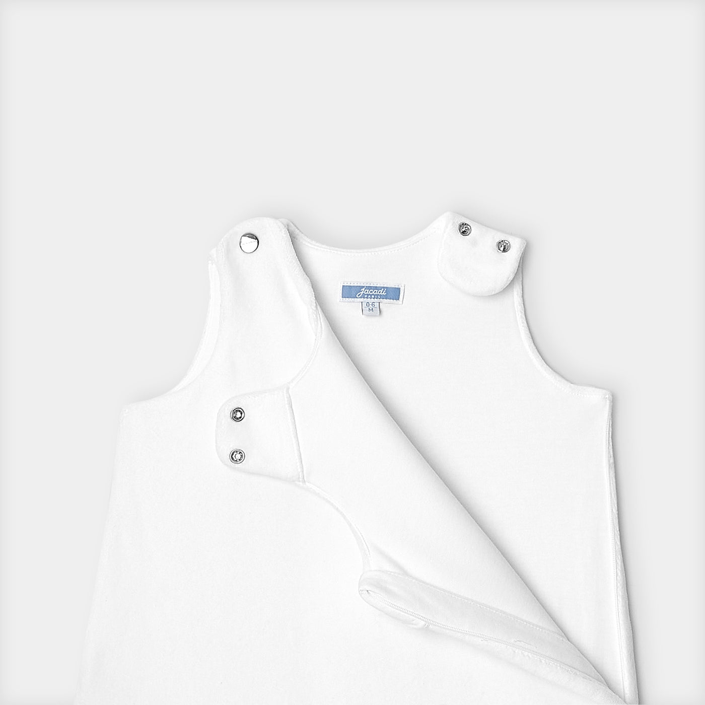 Velvet sleeping bag 0-6 months - blanc jacadi
