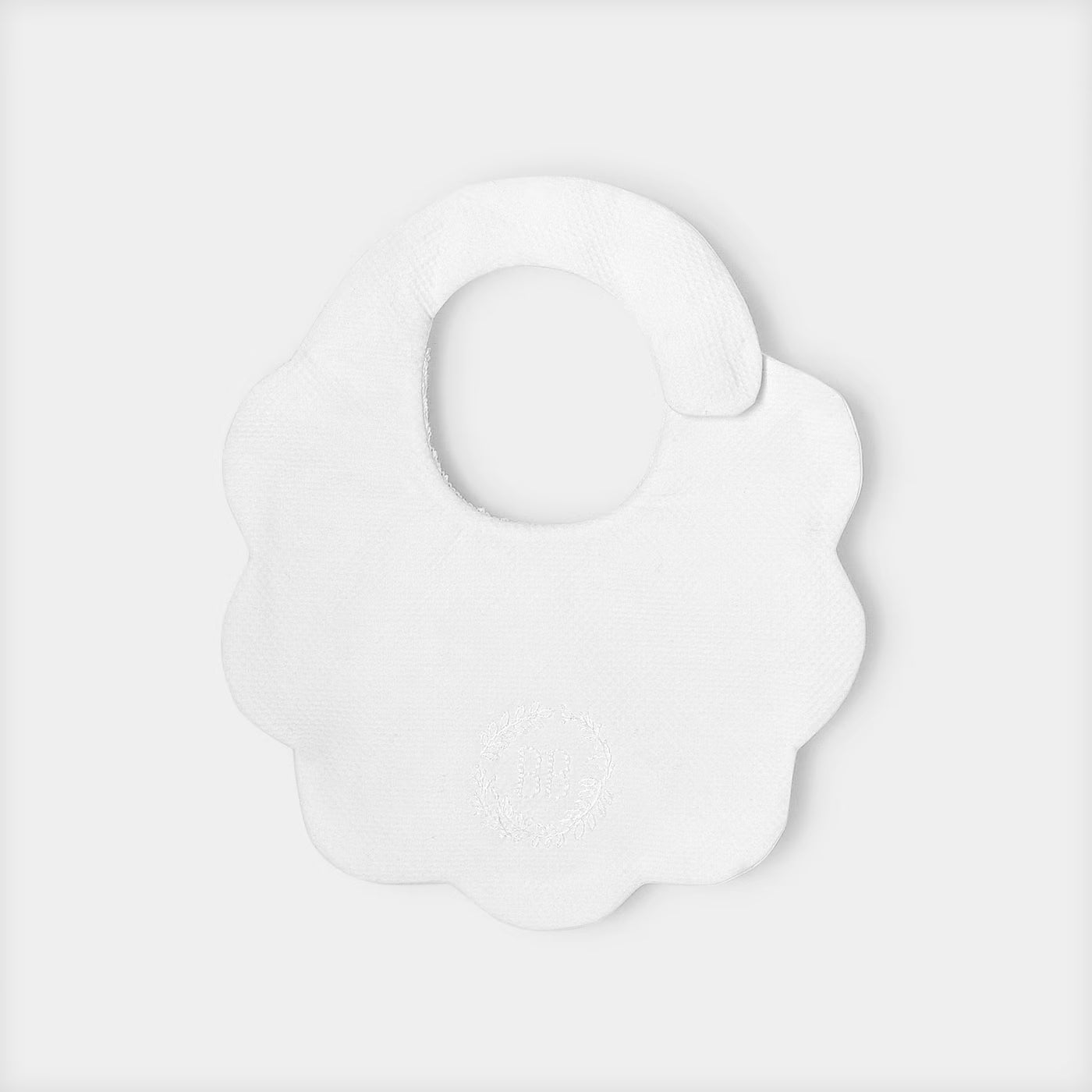 Baby bib - white jacadi