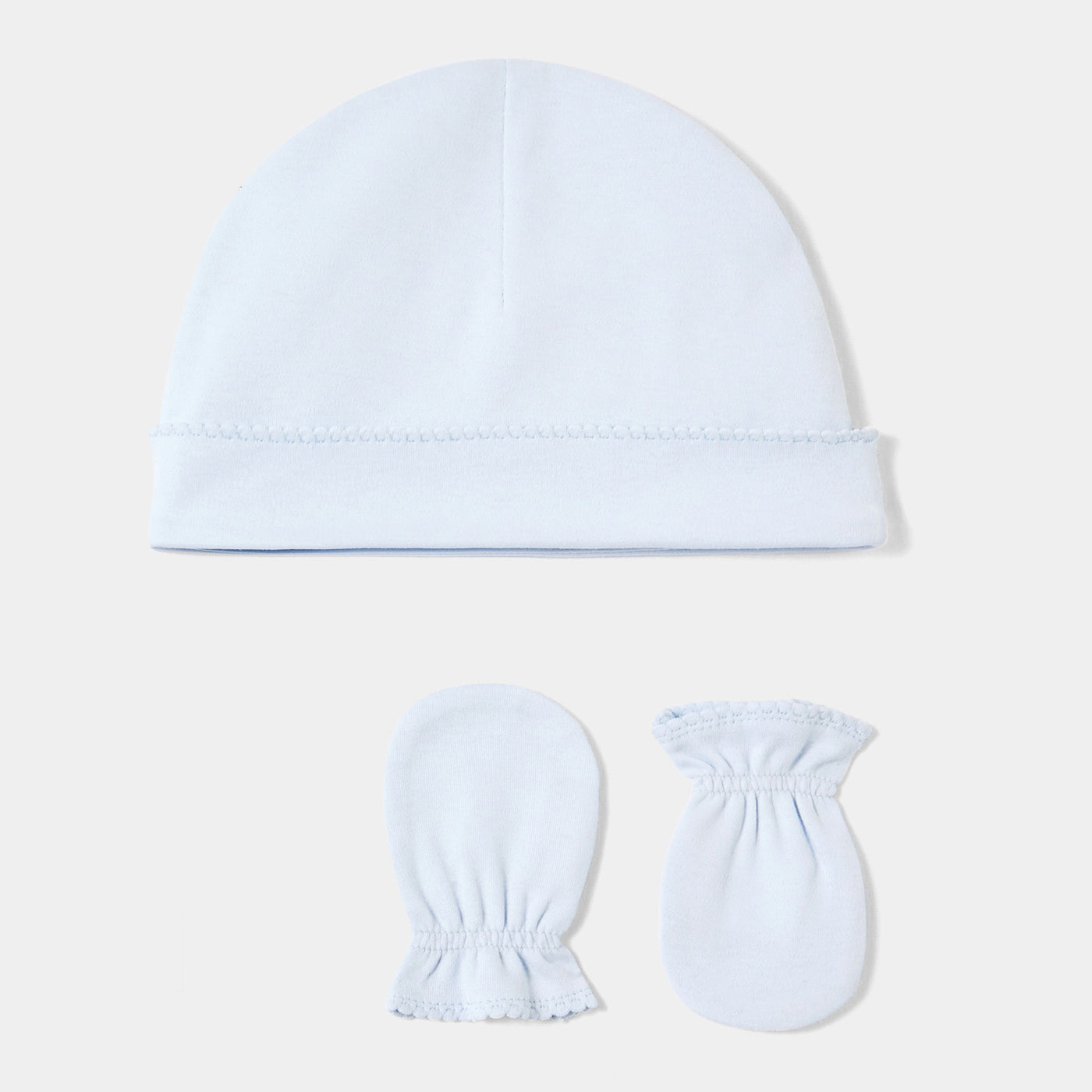 Baby hat and mittens set - celeste jacadi