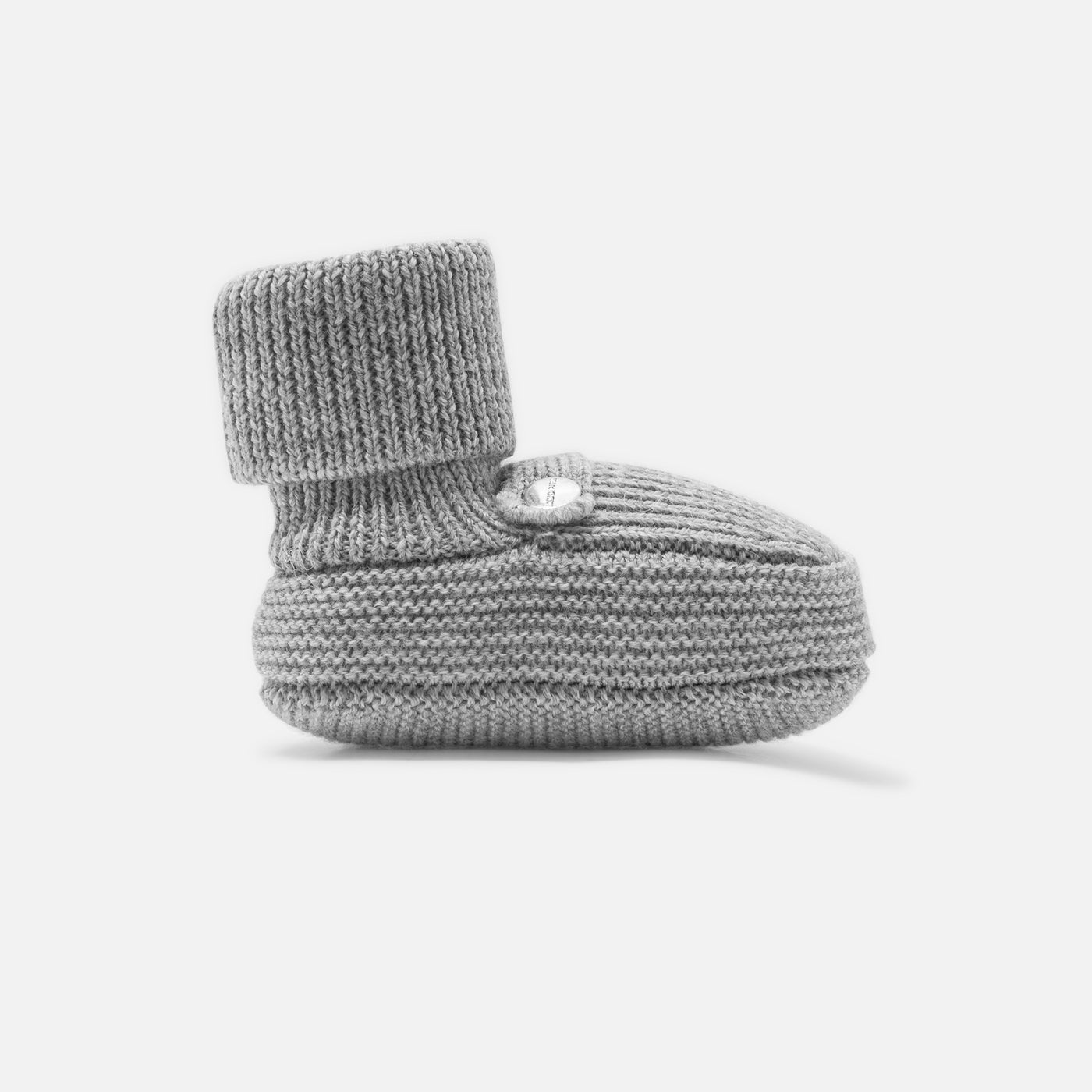 Baby booties - gris chine clair jacadi