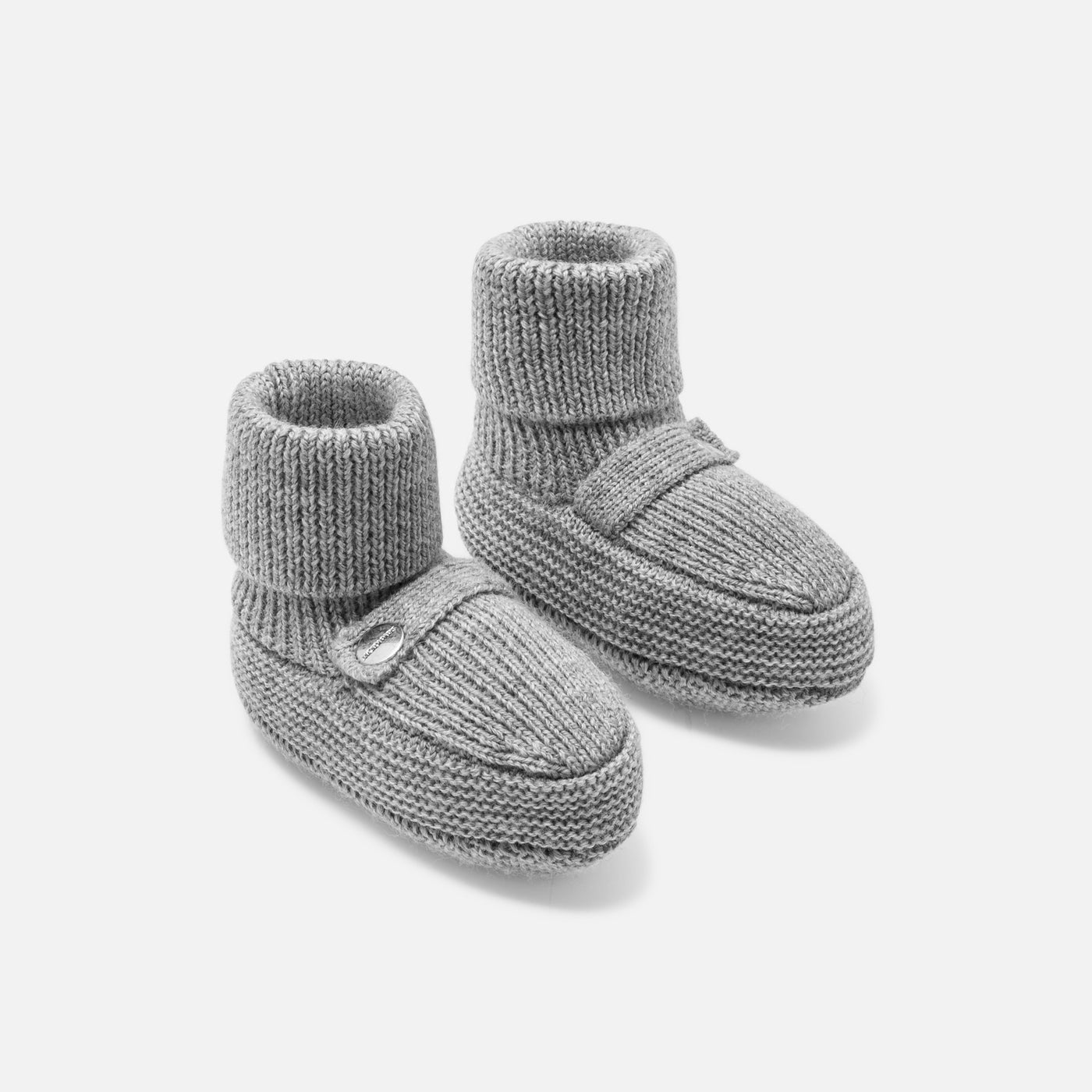Baby booties - gris chine clair jacadi