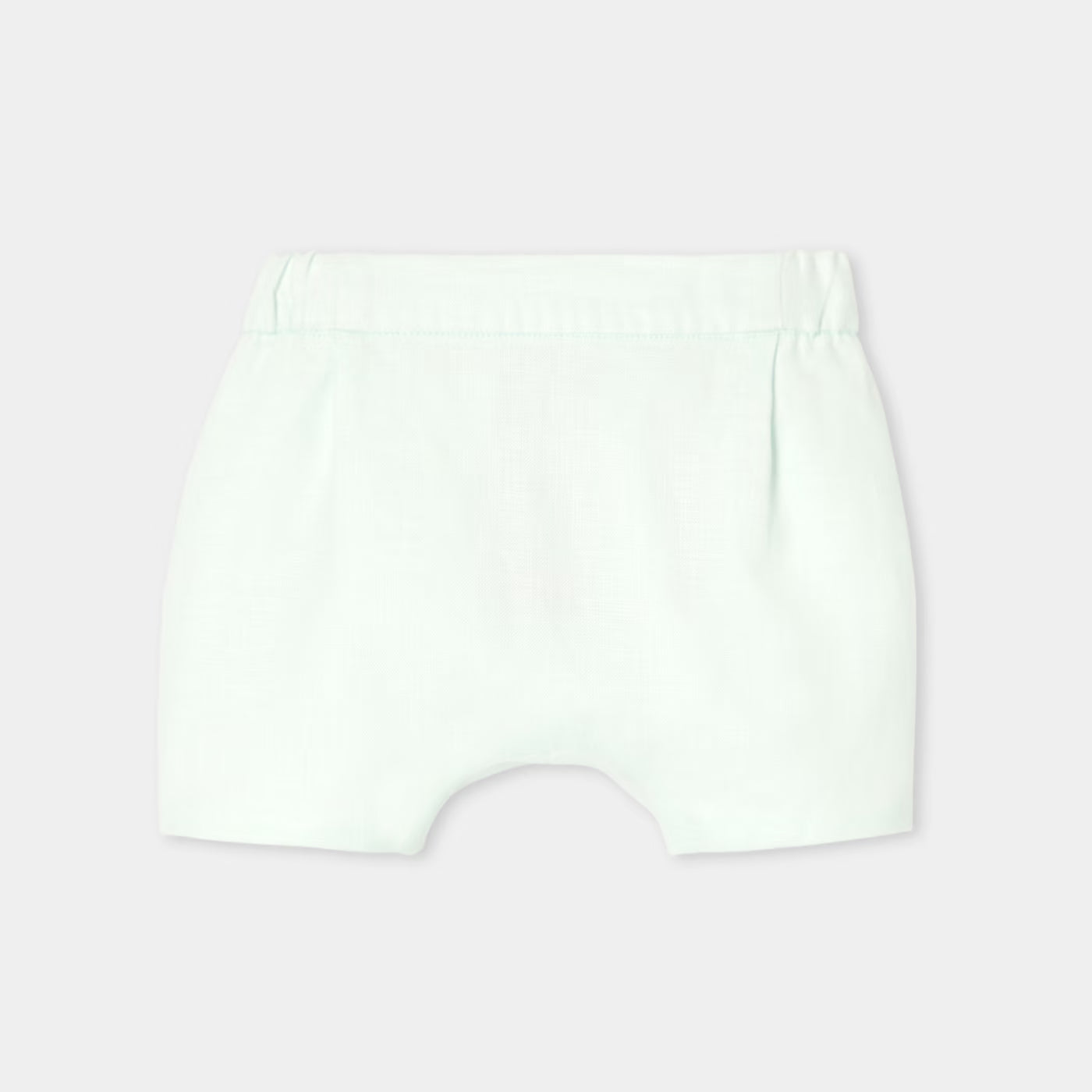 Baby boy linen set - white/green