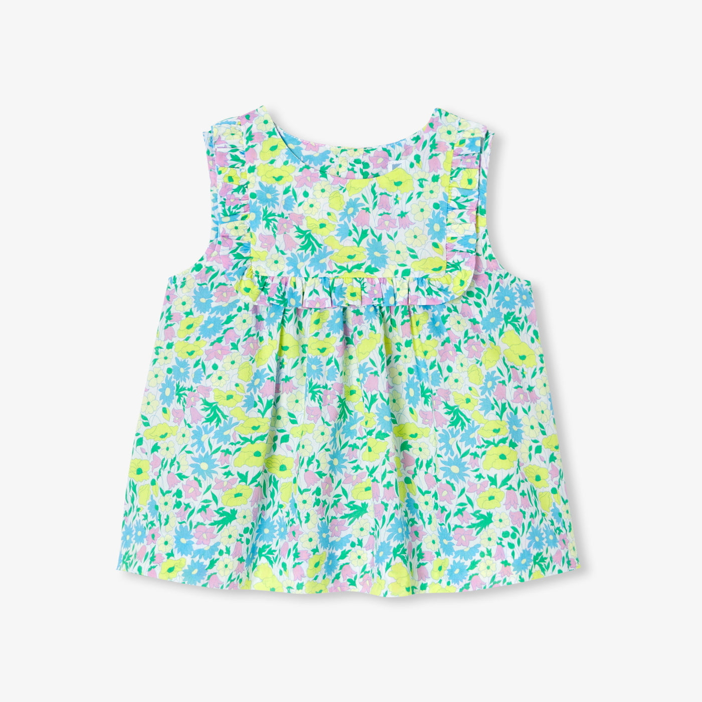 Baby girl blouse in Liberty fabric