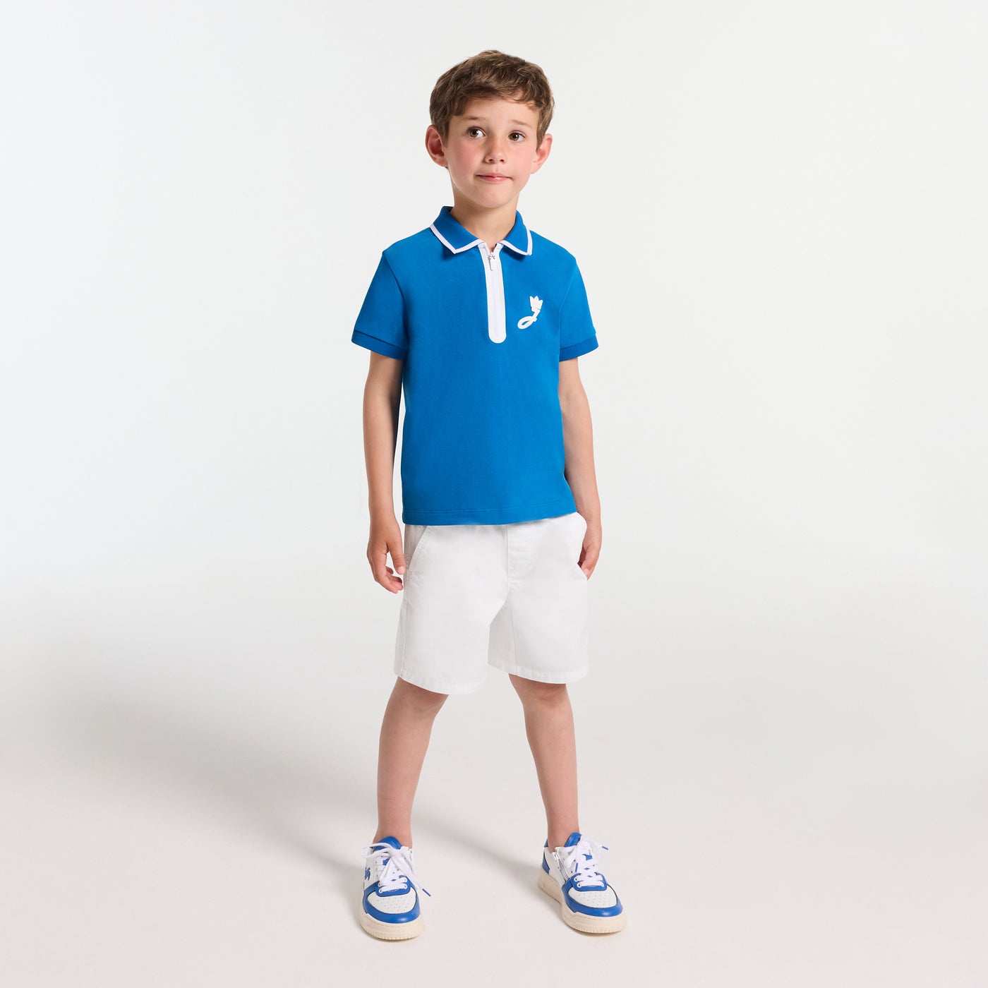 Boy Bermuda shorts in twill