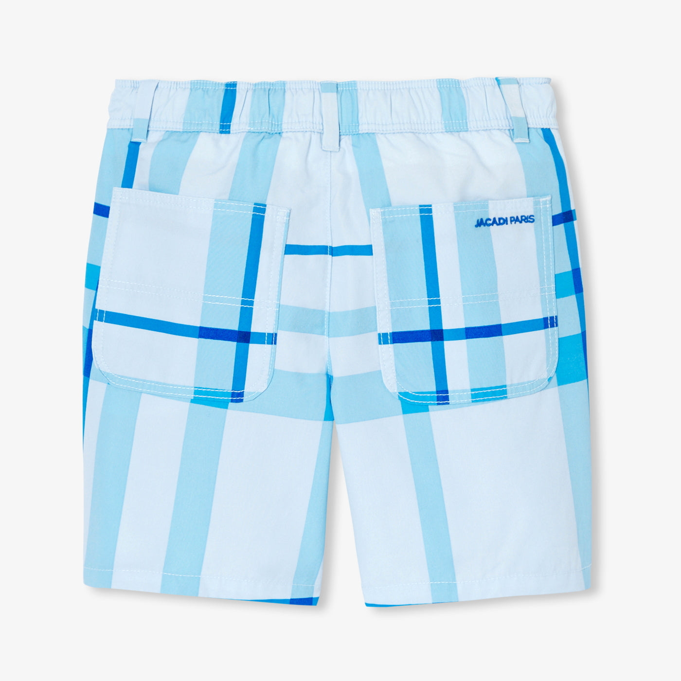 Boy plaid Bermuda shorts