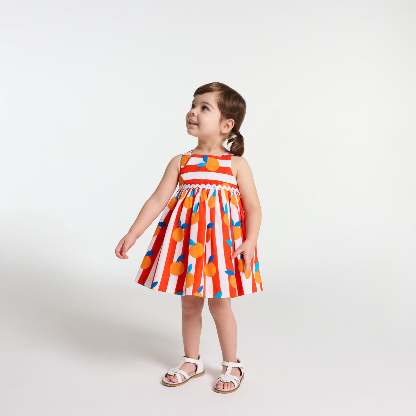 Baby girl orange dress